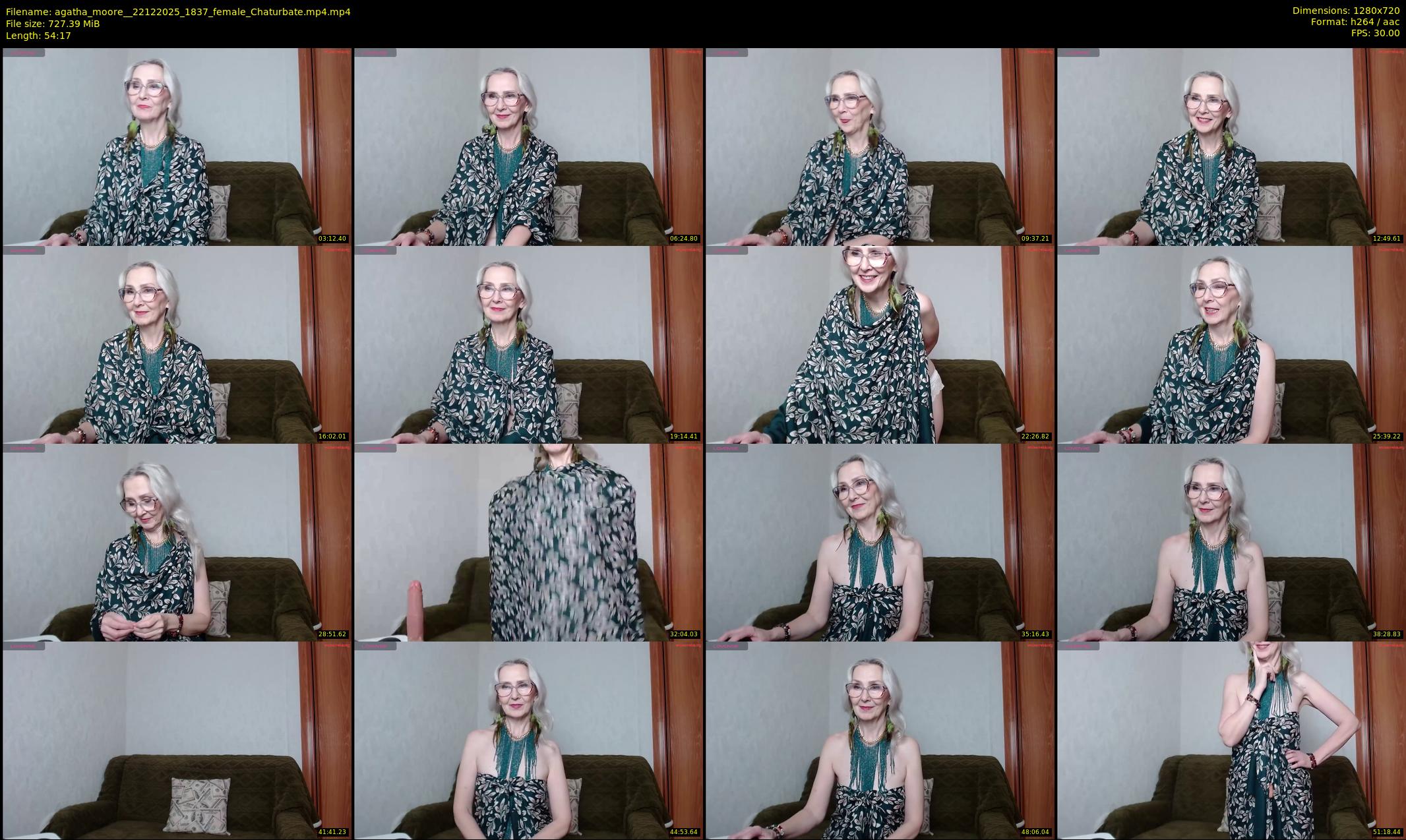 agatha_moore_ — 55 minute Chaturbate female cam show recording, 720p, Dec 22, 2025