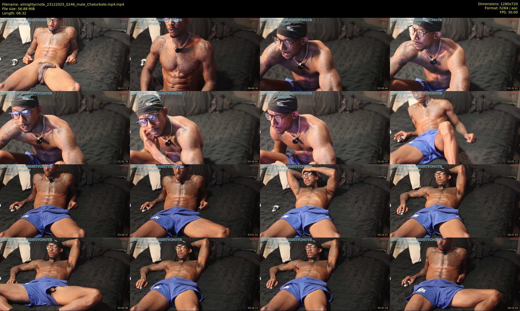 almightycnote — 7 minute Chaturbate male cam show recording, 720p, Dec 23, 2025