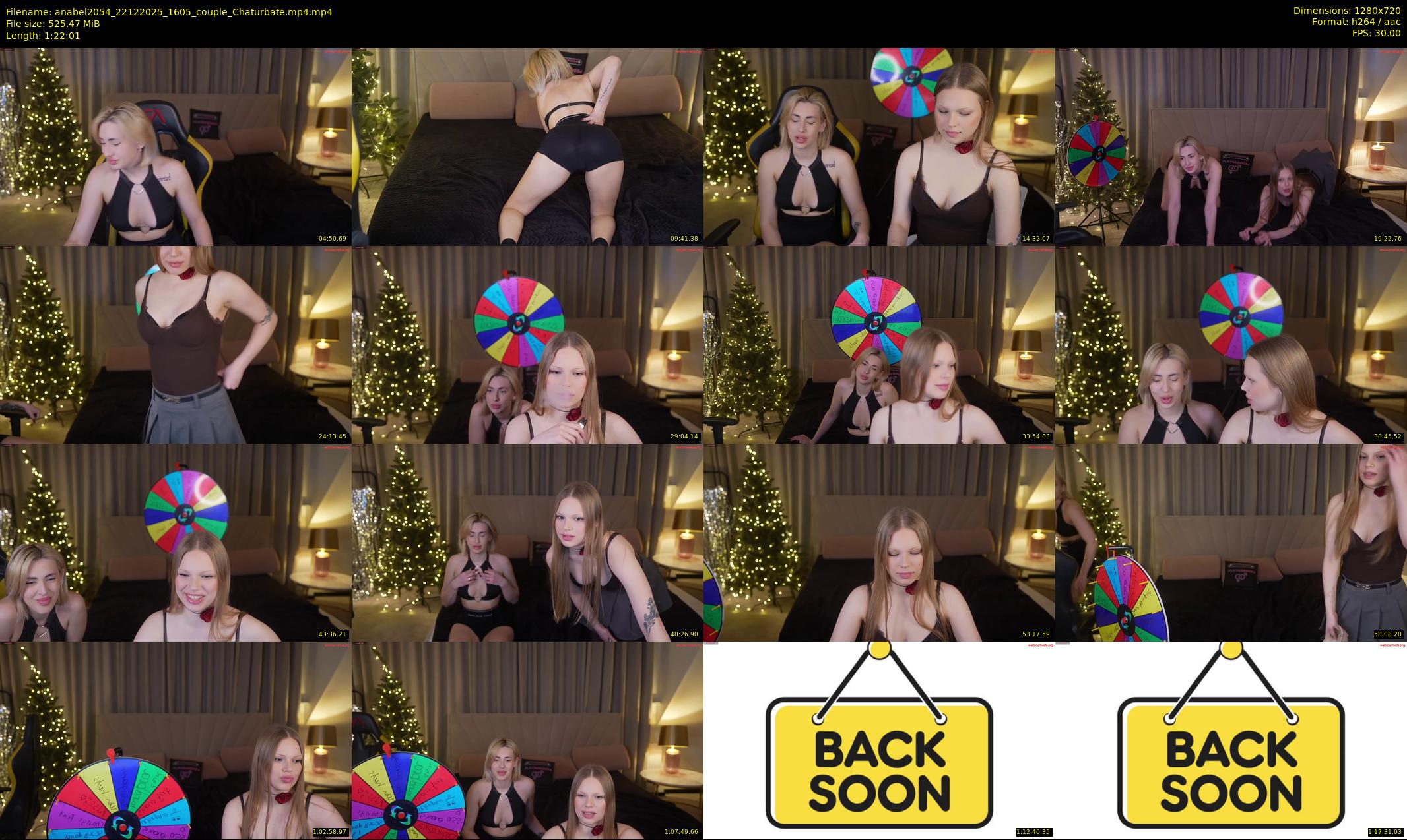 anabel2054 — 83 minute Chaturbate female cam show recording, 720p, Dec 22, 2025
