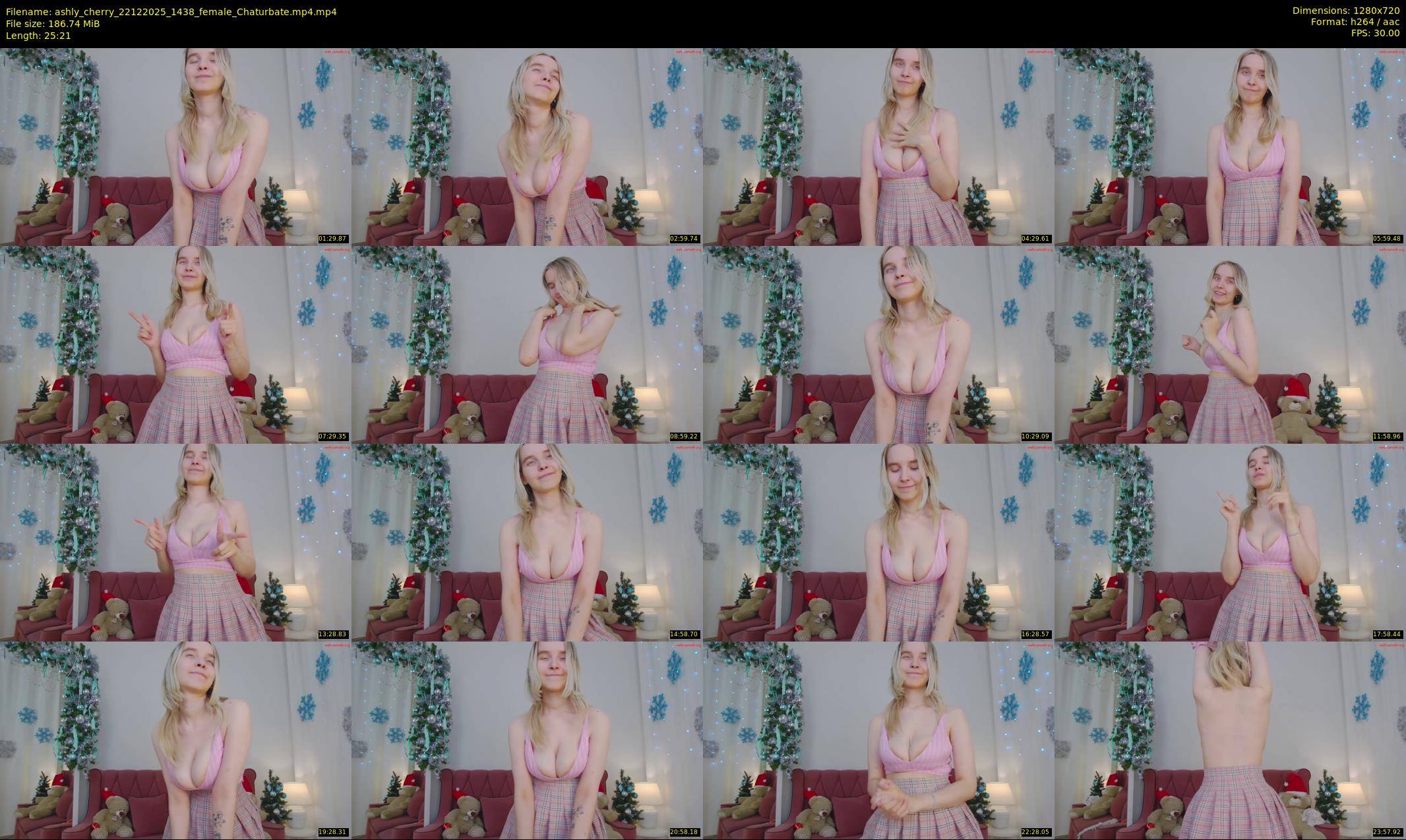 ashly_cherry — 26 minute Chaturbate female cam show recording, 720p, Dec 22, 2025