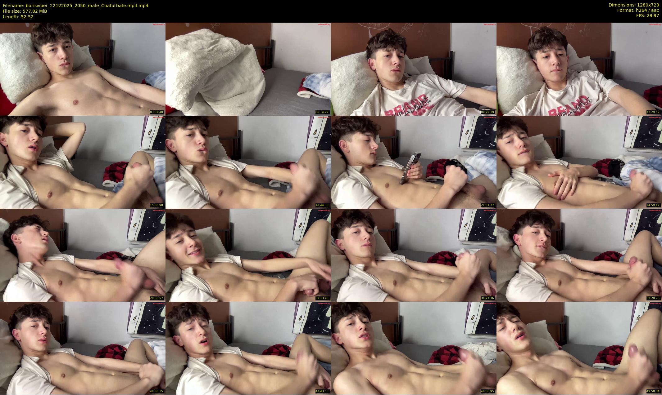 borisviper — 53 minute Chaturbate male cam show recording, 720p, Dec 22, 2025