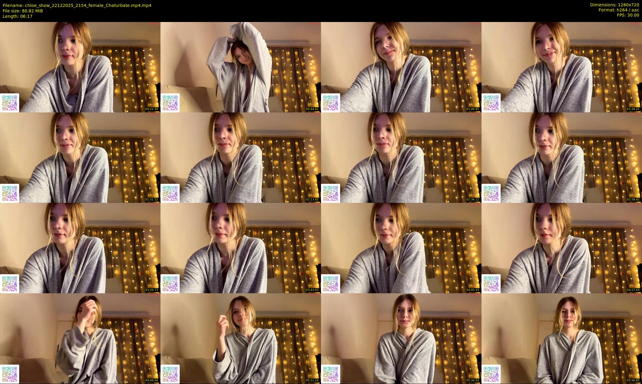 chloe_show — 7 minute Chaturbate female cam show recording, 720p, Dec 22, 2025