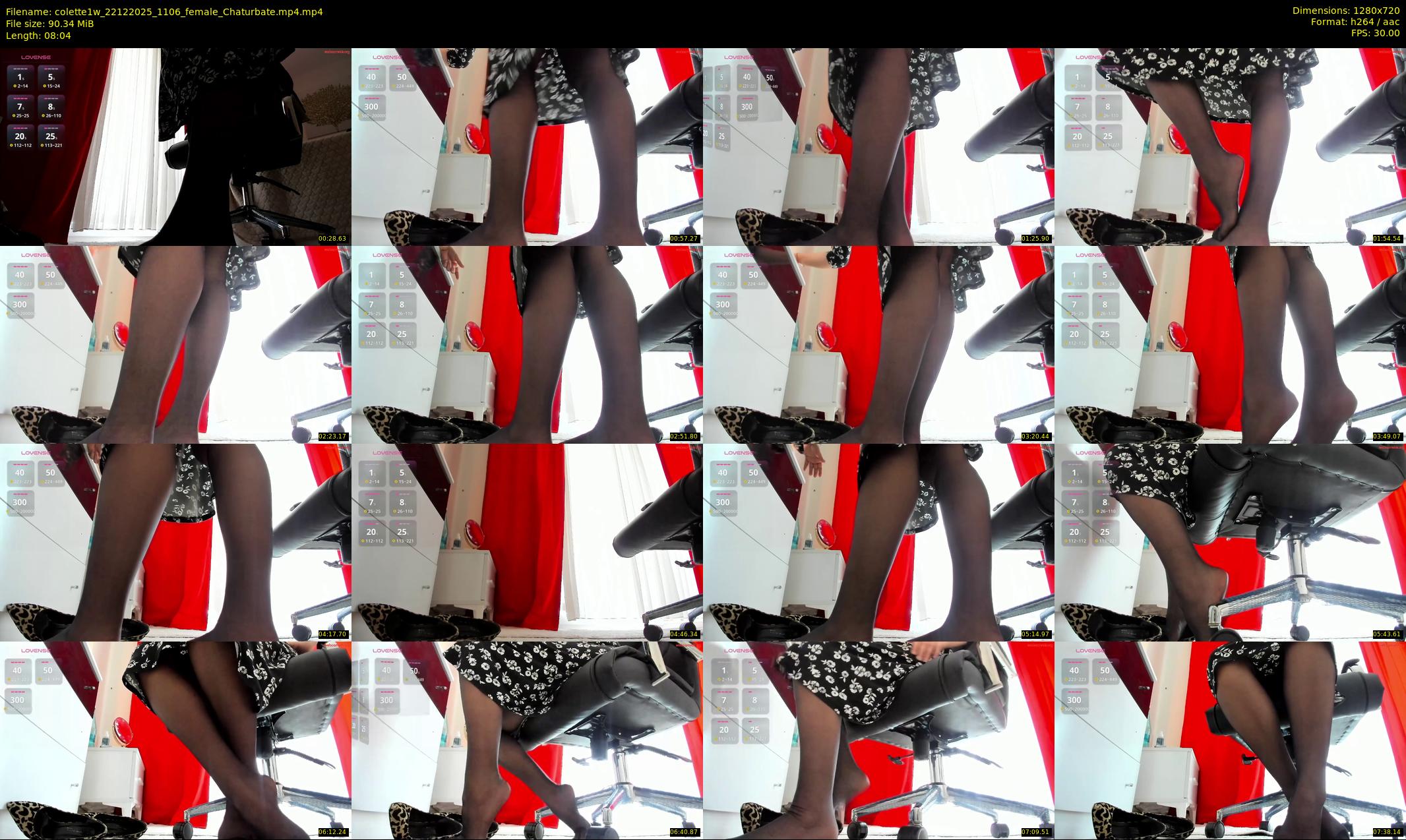 colette1w — 9 minute Chaturbate female cam show recording, 720p, Dec 22, 2025