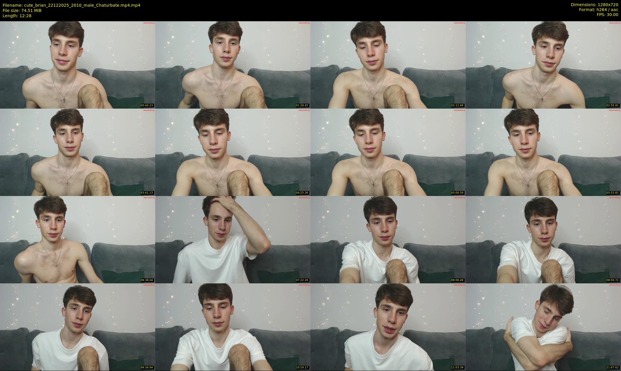 cute_brian — 13 minute Chaturbate male cam show recording, 720p, Dec 22, 2025