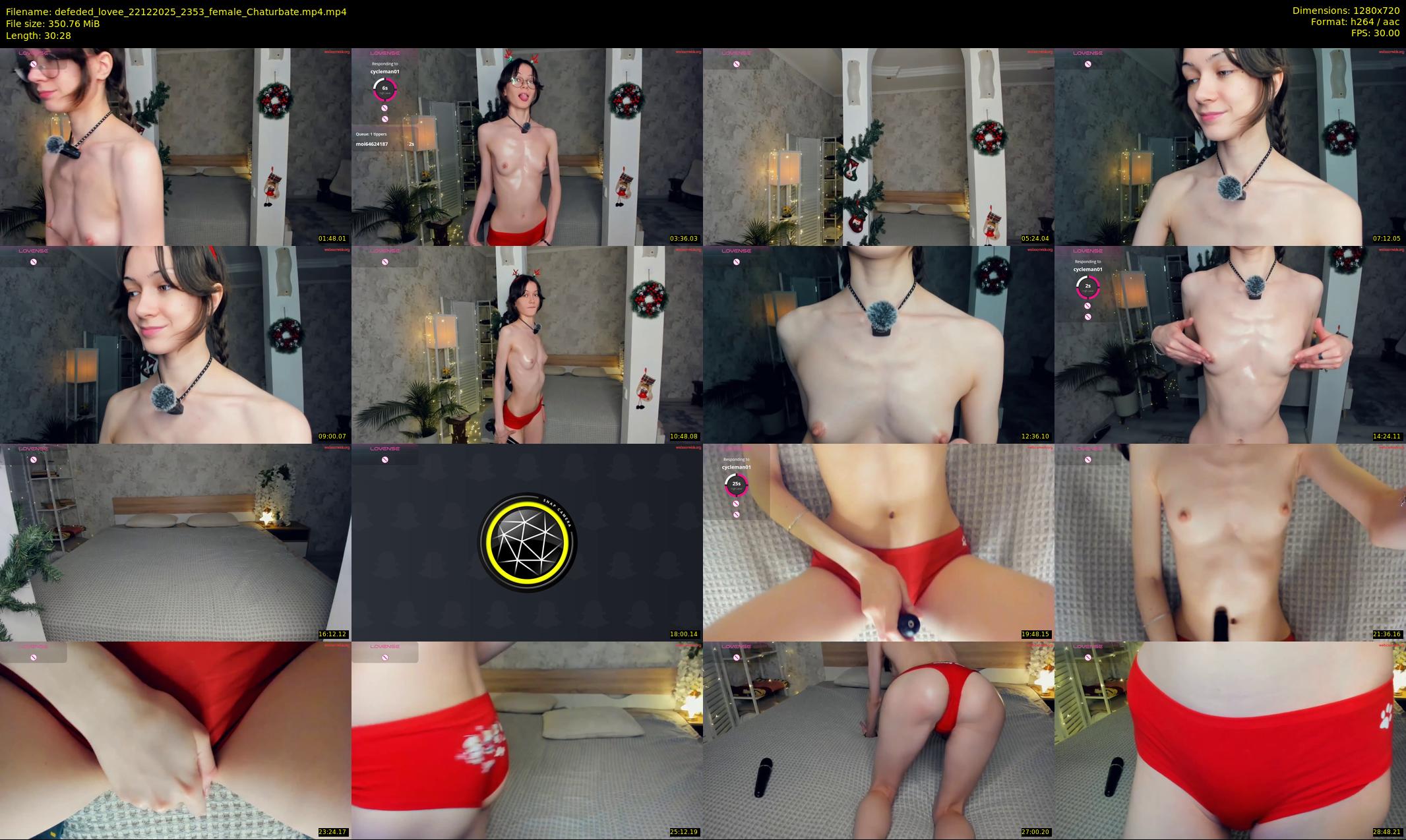 defeded_lovee — 31 minute Chaturbate female cam show recording, 720p, Dec 22, 2025