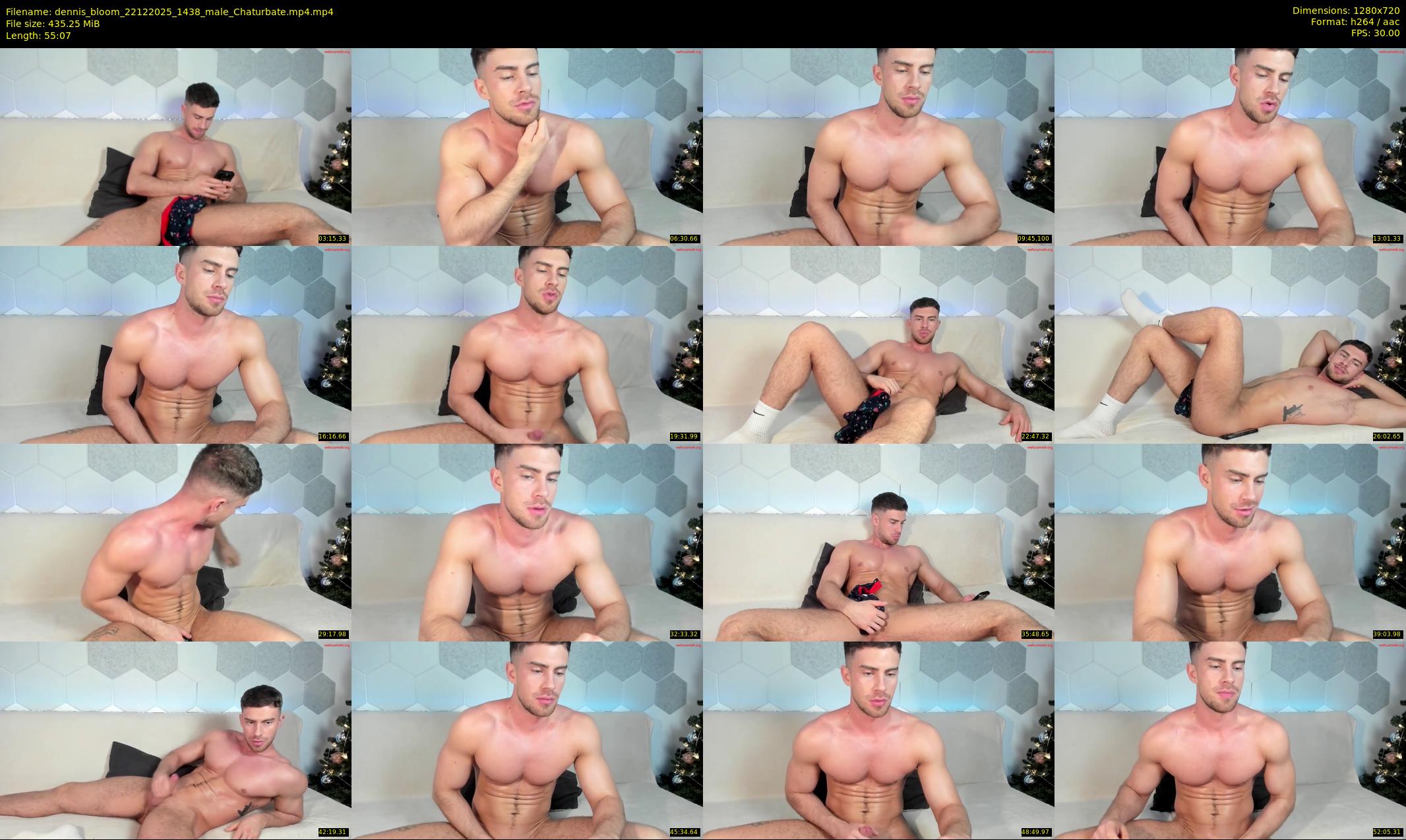 dennis_bloom — 56 minute Chaturbate male cam show recording, 720p, Dec 22, 2025