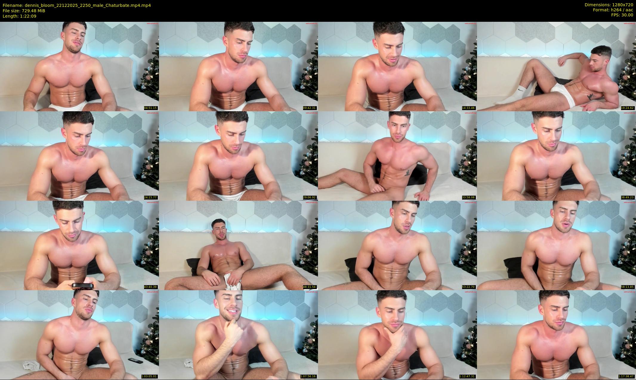 dennis_bloom — 83 minute Chaturbate male cam show recording, 720p, Dec 22, 2025