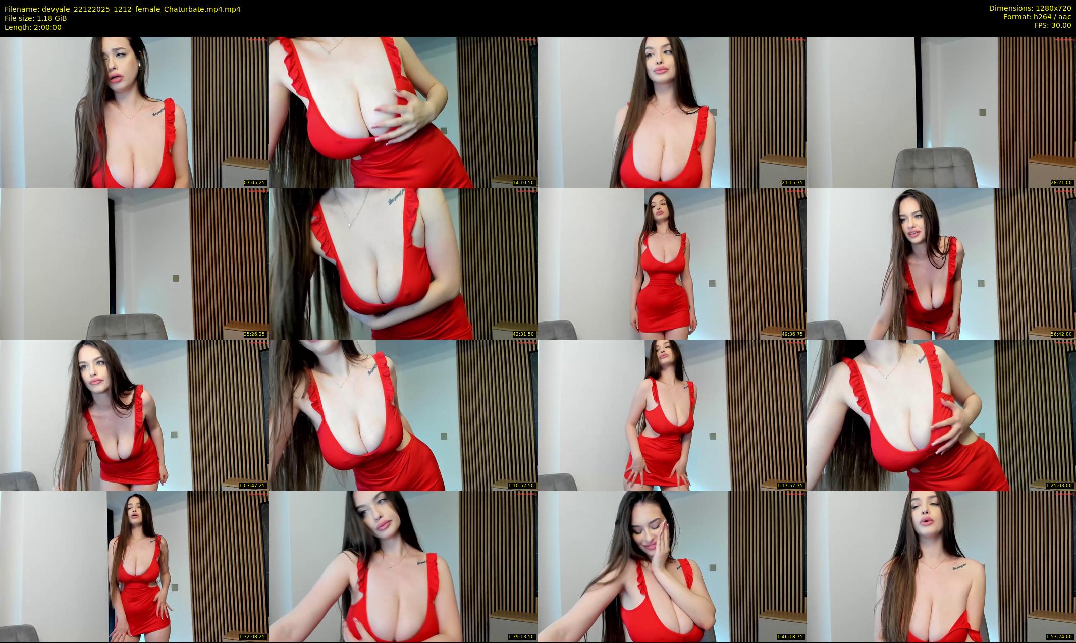 devyale — 120 minute Chaturbate female cam show recording, 720p, Dec 22, 2025