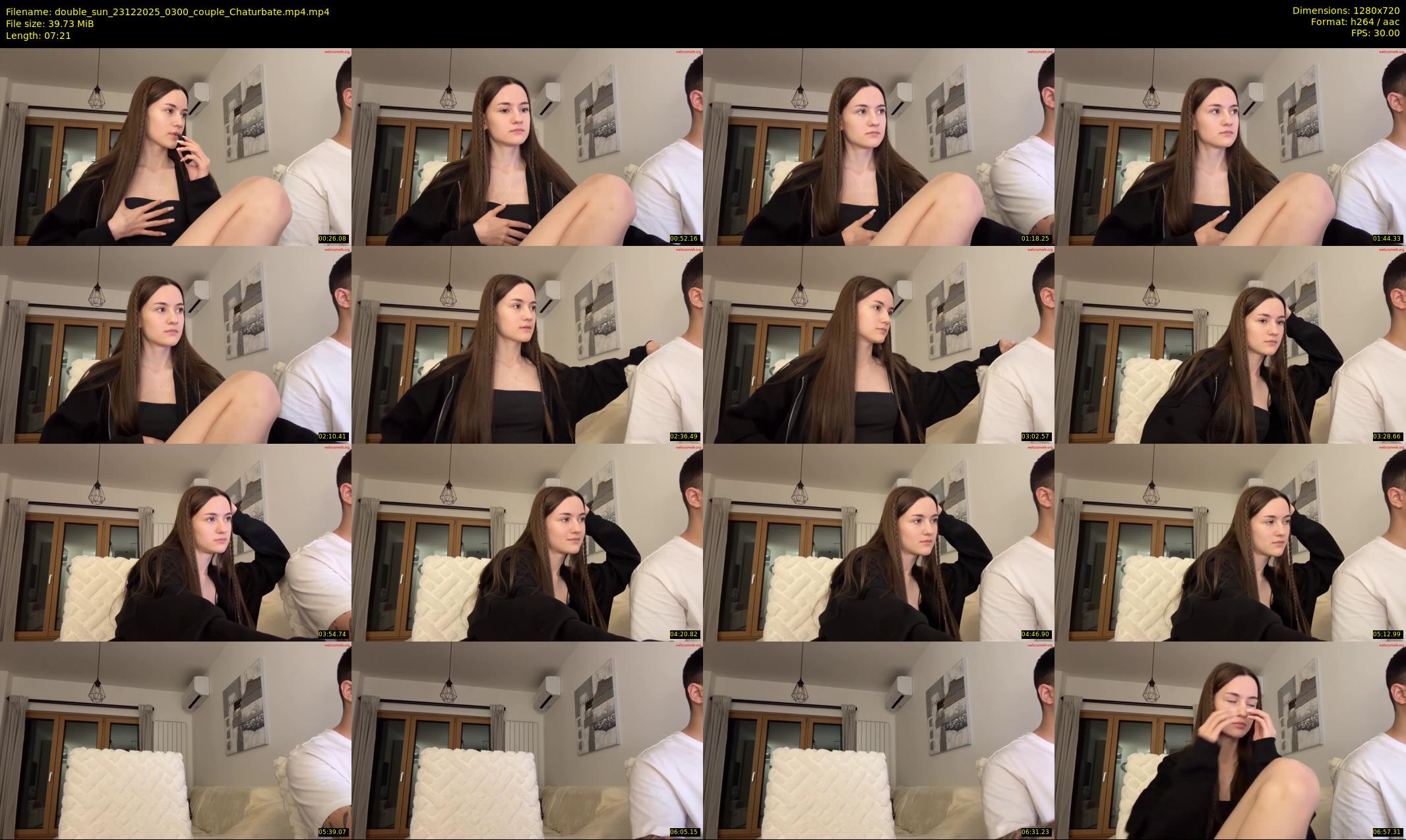 double_sun — 8 minute Chaturbate couple cam show recording, 720p, Dec 23, 2025