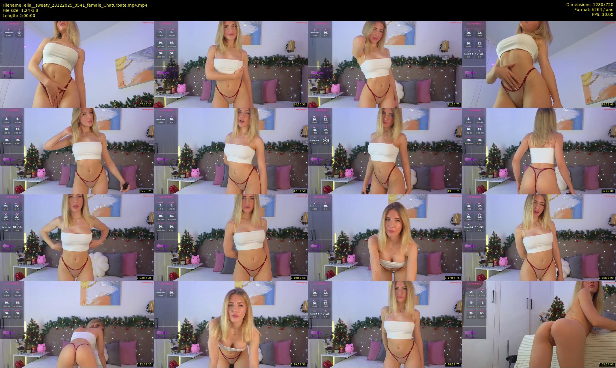 ella__sweety — 120 minute Chaturbate female cam show recording, 720p, Dec 23, 2025