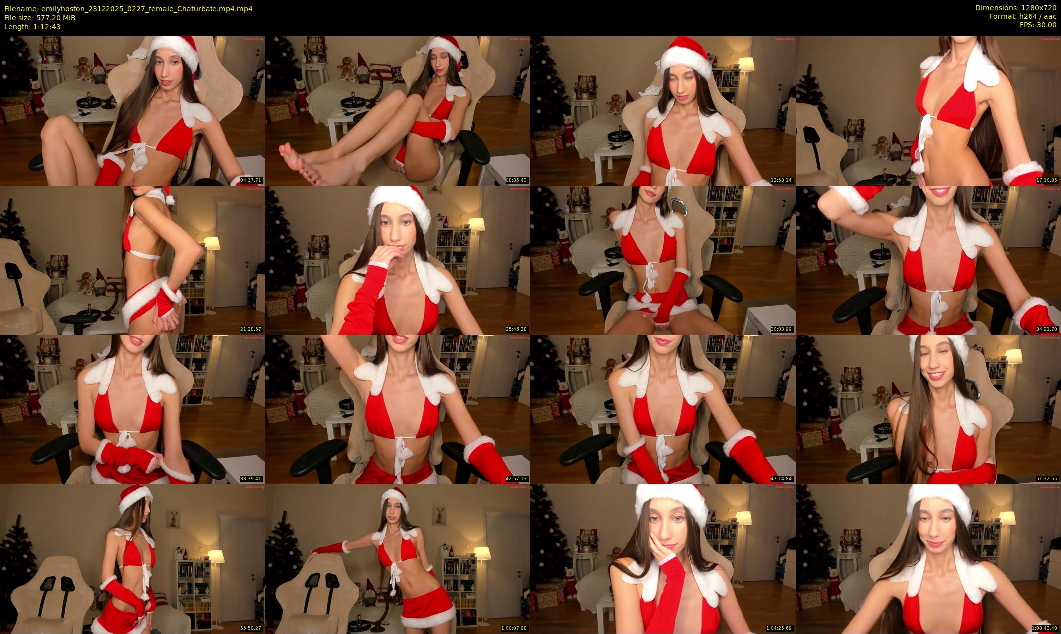 emilyhoston — 73 minute Chaturbate female cam show recording, 720p, Dec 23, 2025
