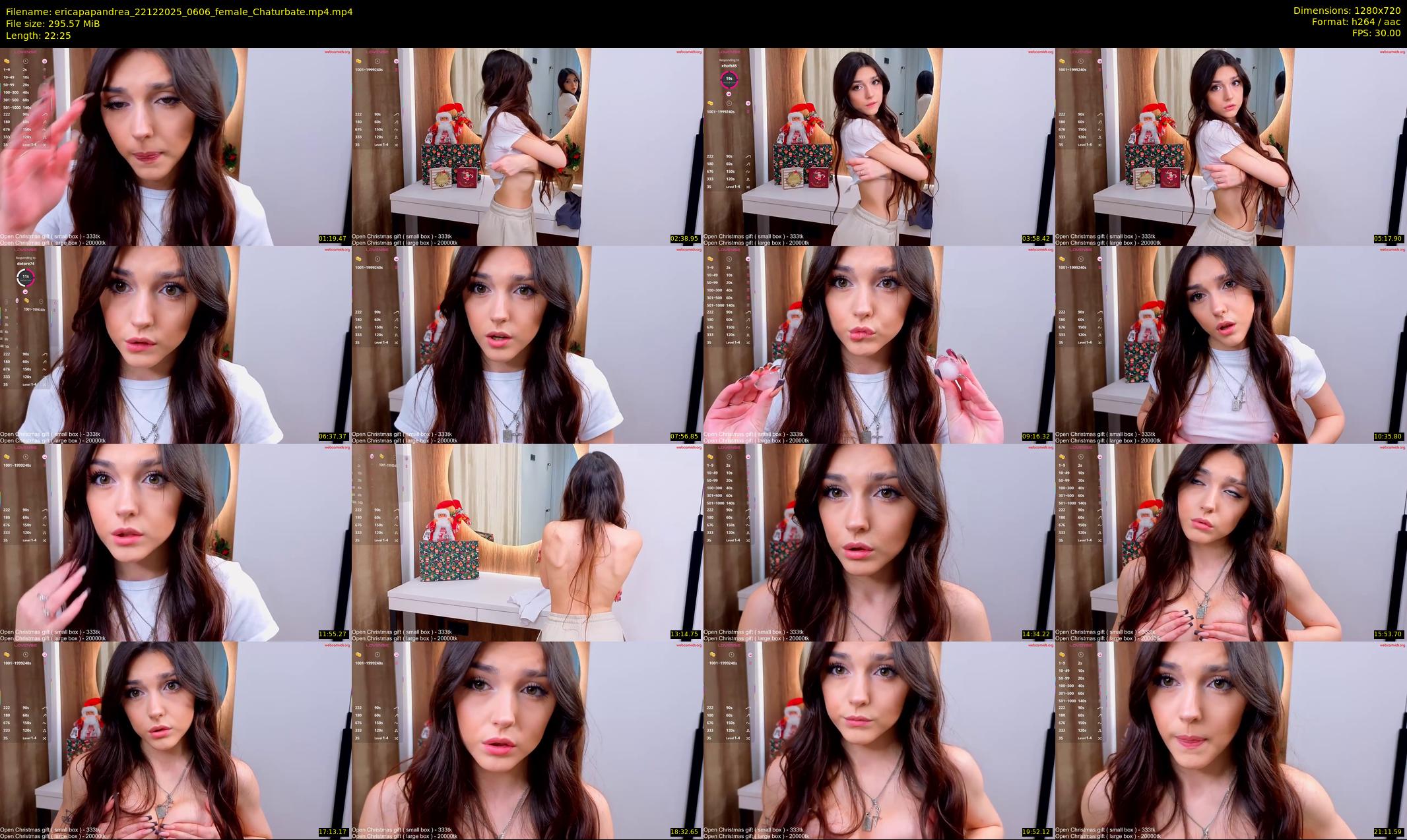 ericapapandrea — 23 minute Chaturbate female cam show recording, 720p, Dec 22, 2025