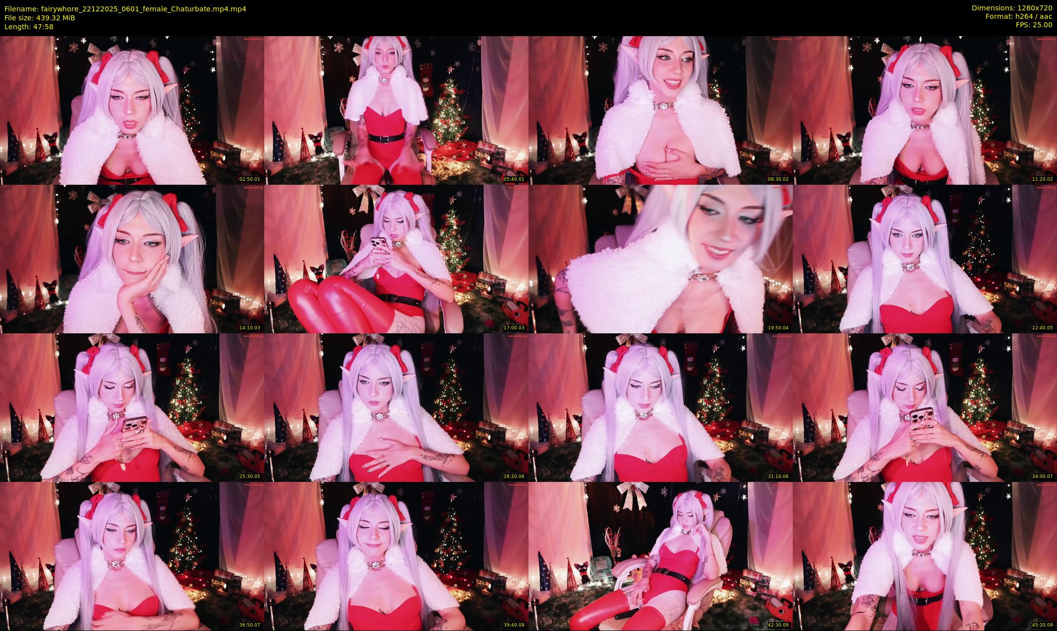 fairywhore — 48 minute Chaturbate female cam show recording, 720p, Dec 22, 2025