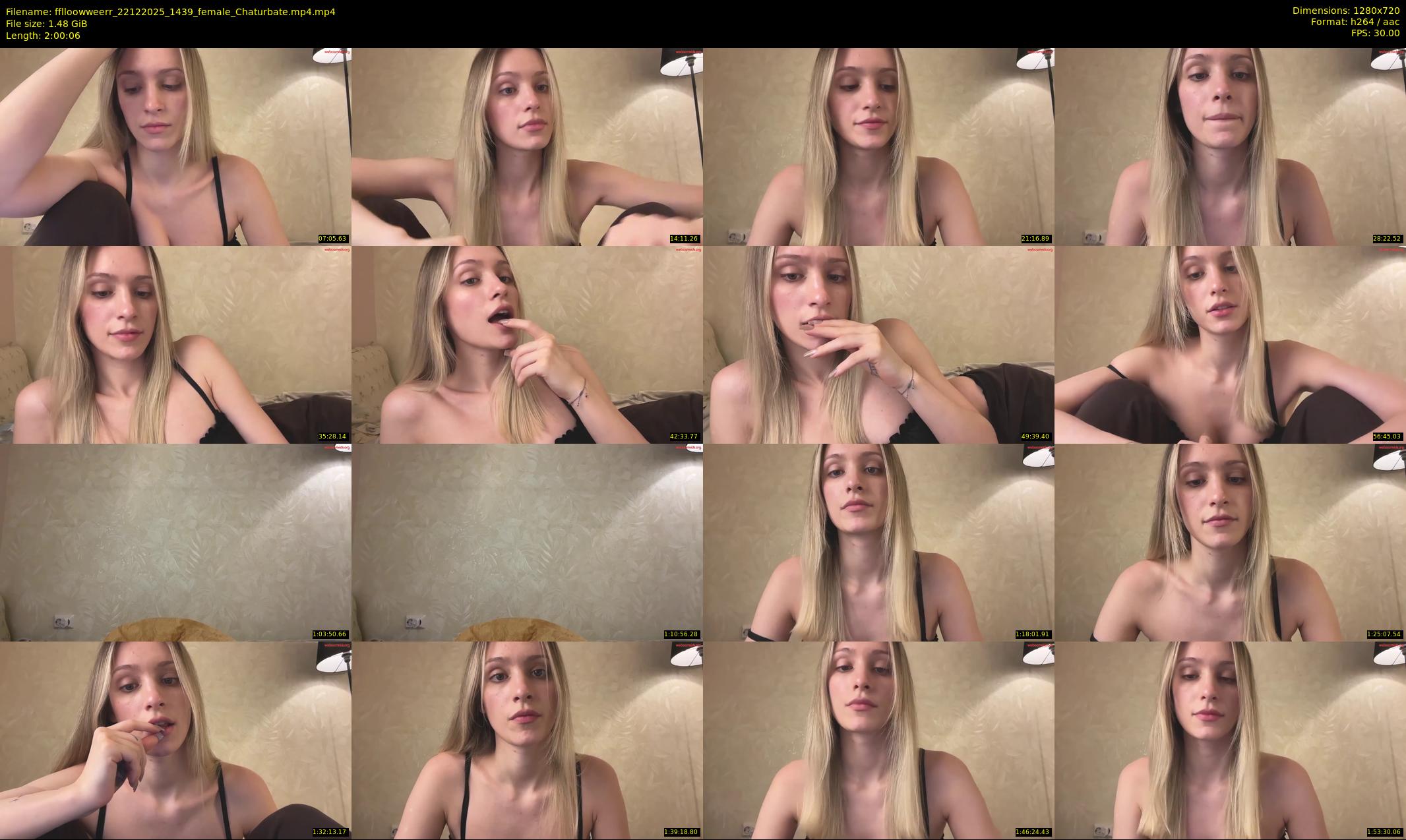 fflloowweerr — 121 minute Chaturbate couple cam show recording, 720p, Dec 22, 2025