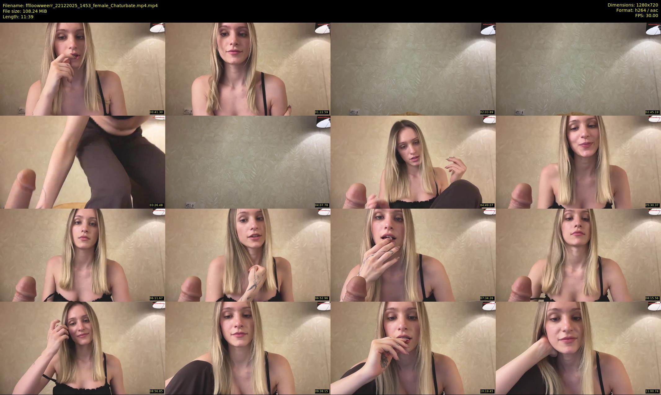 fflloowweerr — 12 minute Chaturbate couple cam show recording, 720p, Dec 22, 2025