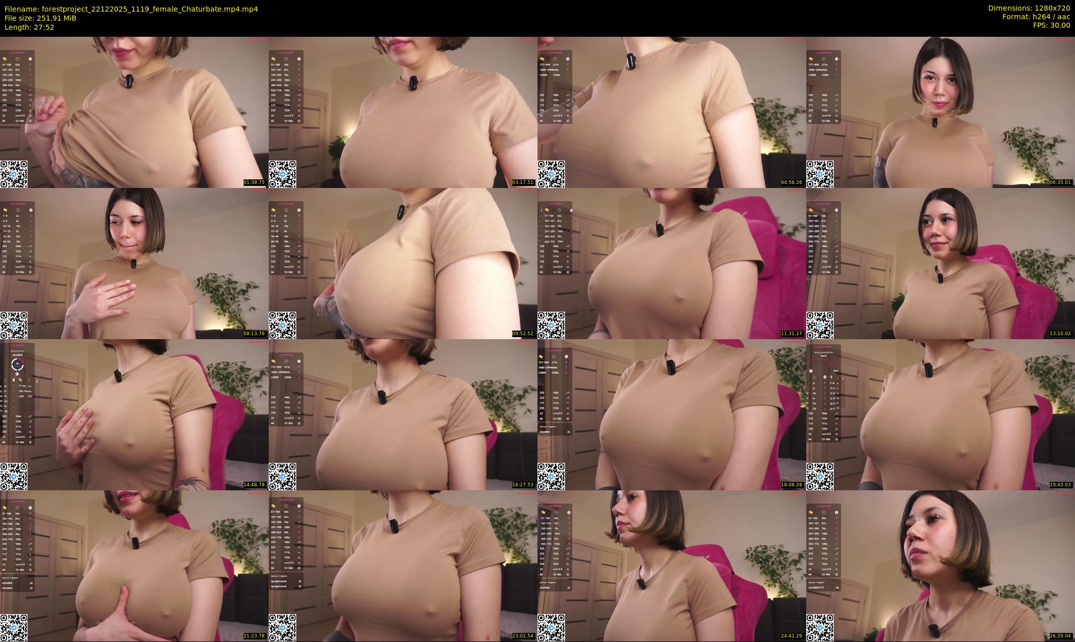 forestproject — 28 minute Chaturbate female cam show recording, 720p, Dec 22, 2025