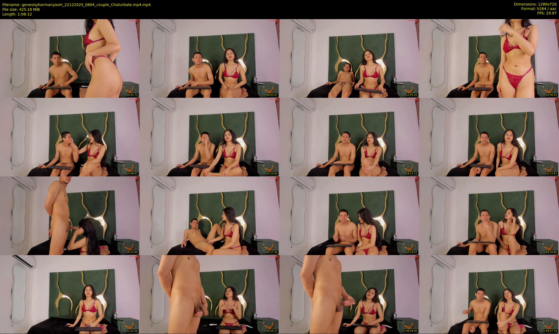 genesisyharmanyasm — 69 minute Chaturbate couple cam show recording, 720p, Dec 22, 2025