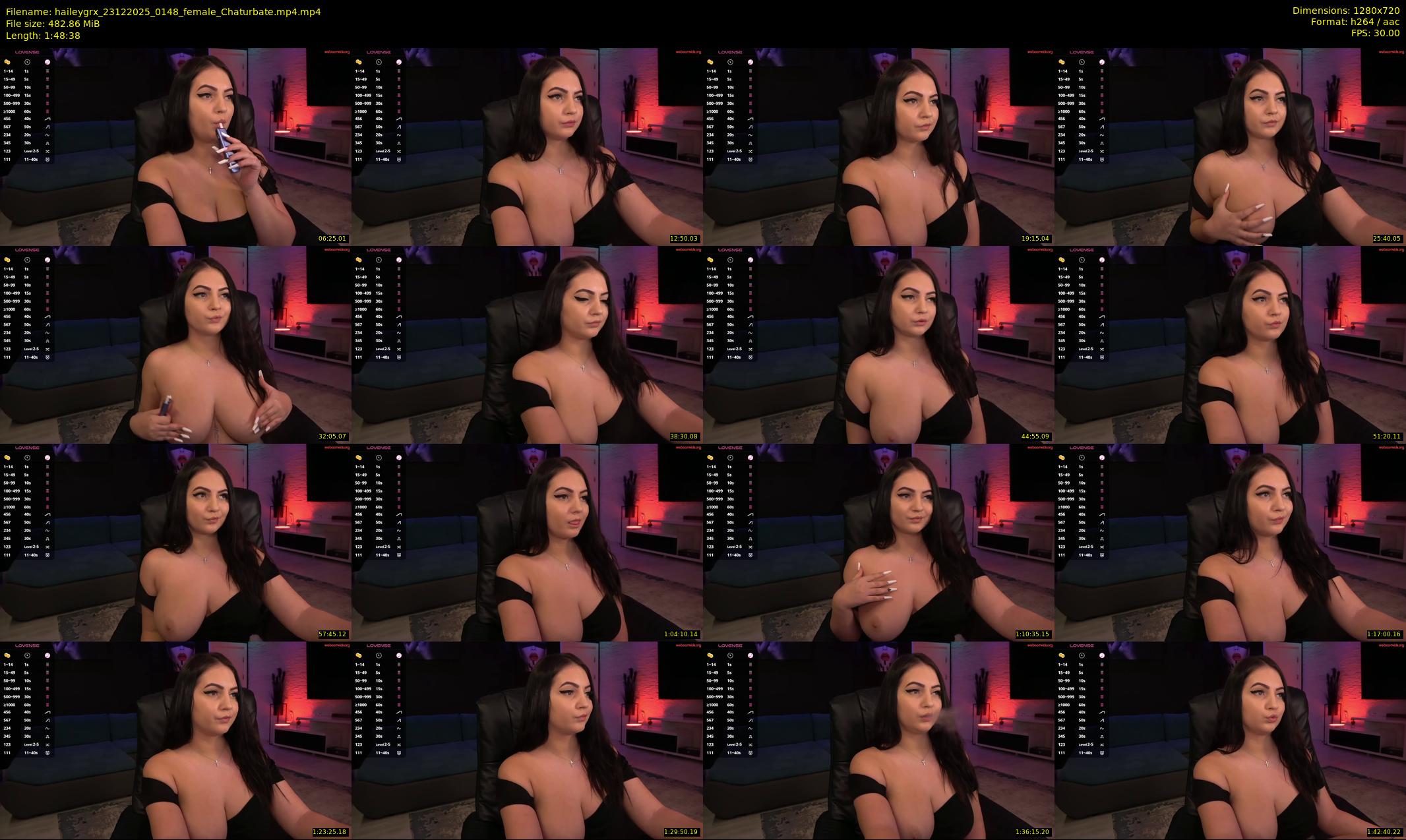 haileygrx — 109 minute Chaturbate female cam show recording, 720p, Dec 23, 2025