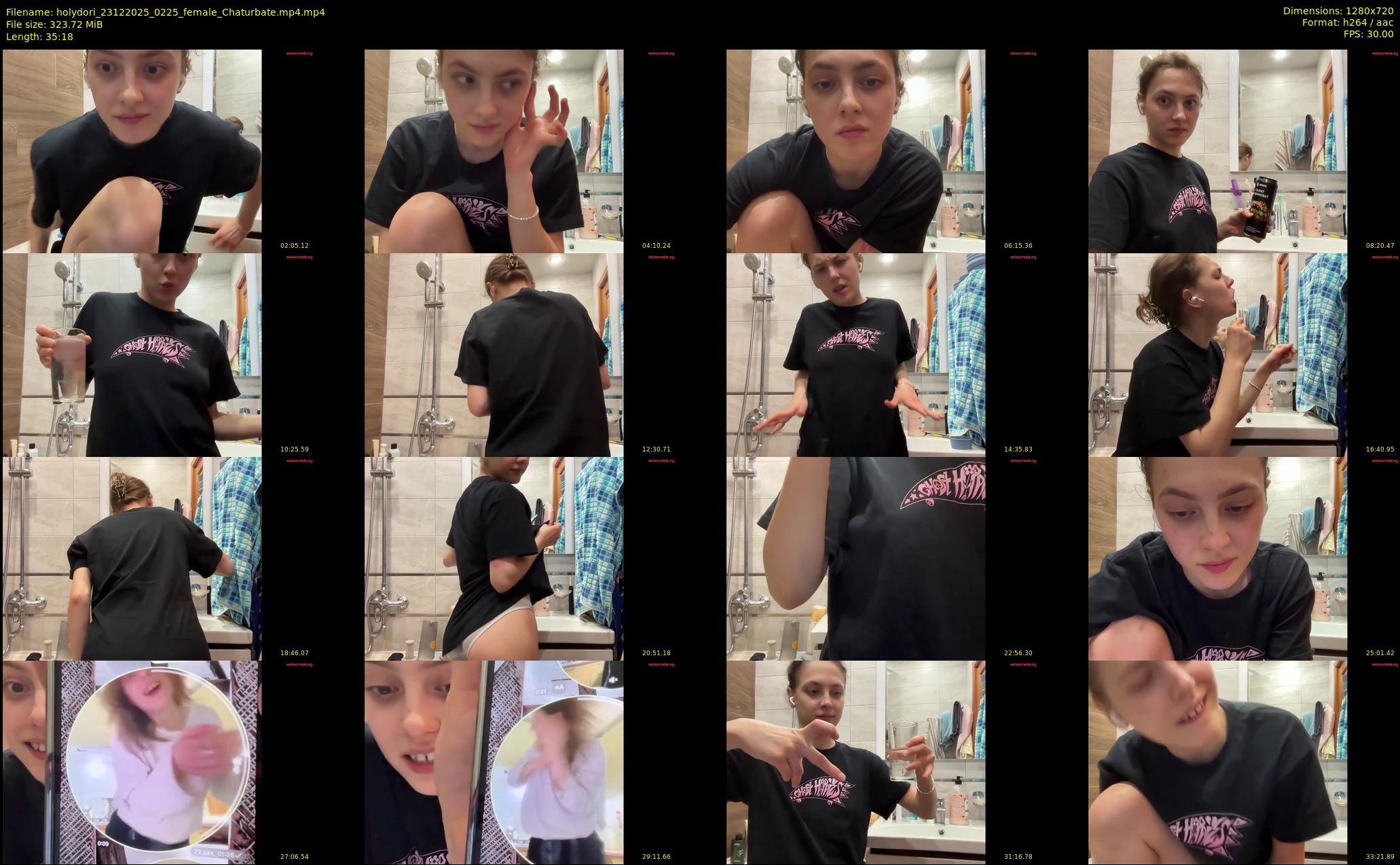 holydori — 36 minute Chaturbate female cam show recording, 720p, Dec 23, 2025