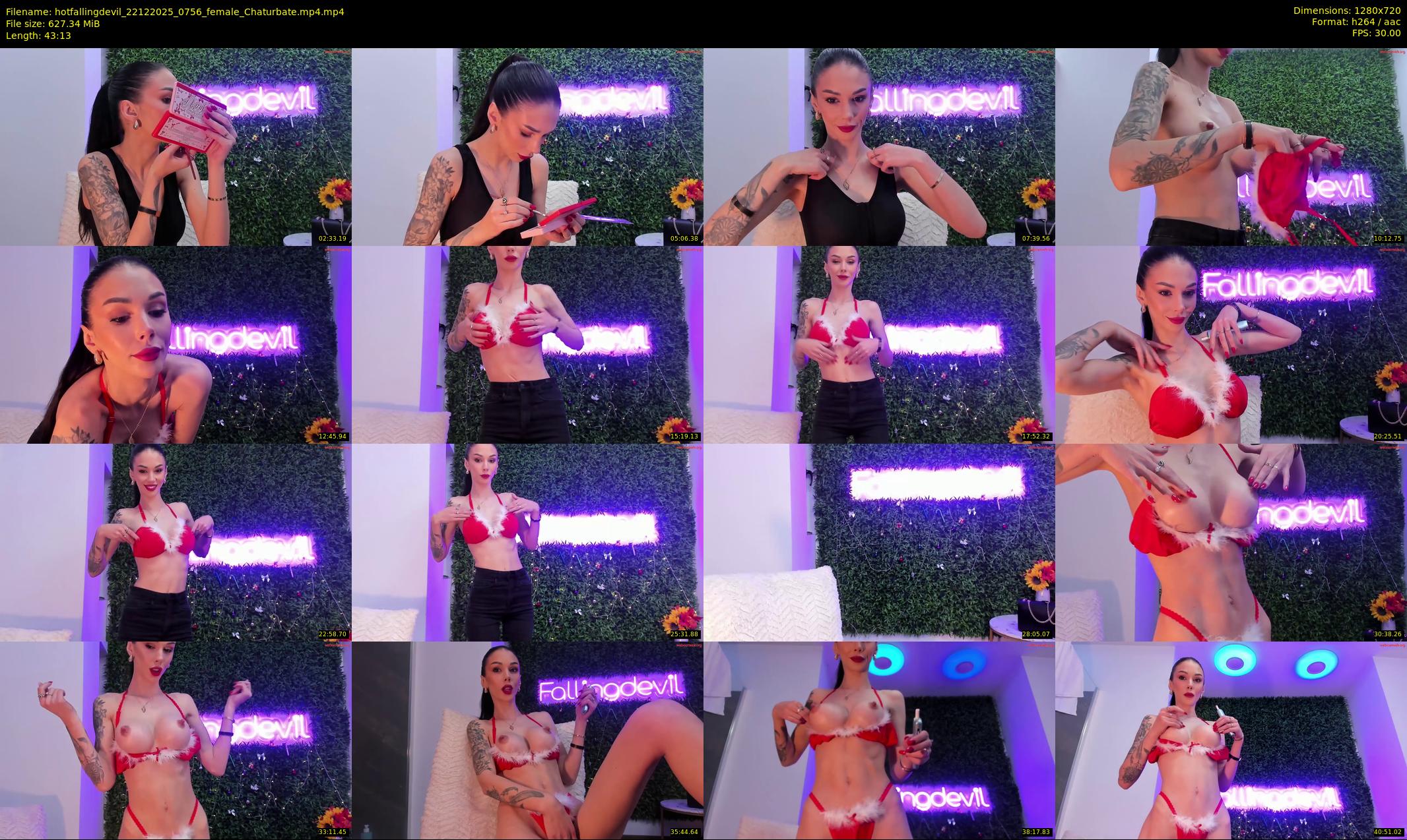 hotfallingdevil — 44 minute Chaturbate female cam show recording, 720p, Dec 22, 2025