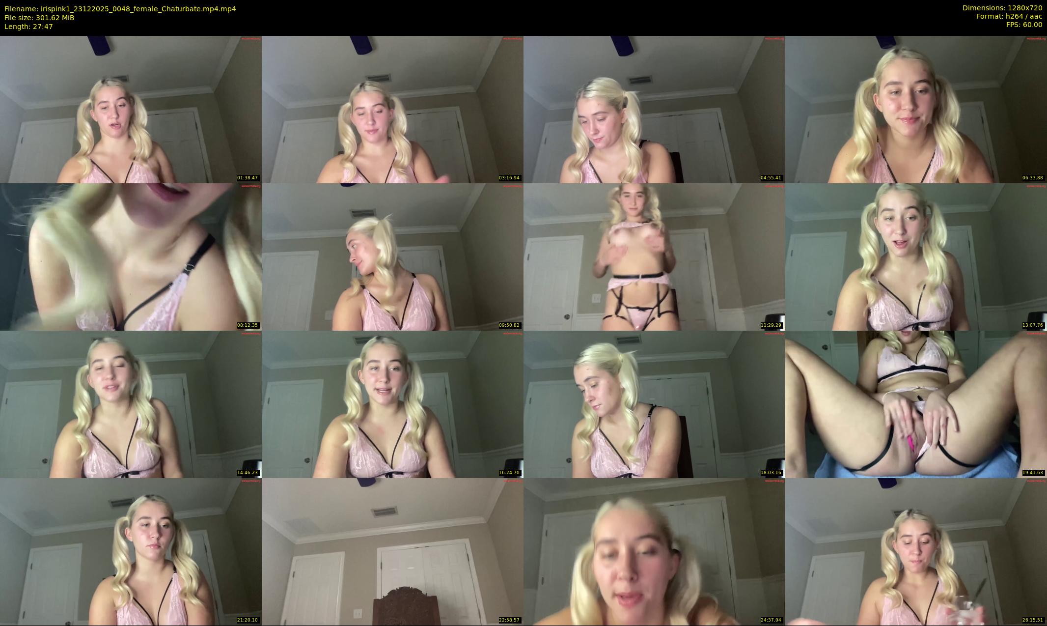 irispink1 — 28 minute Chaturbate female cam show recording, 720p, Dec 23, 2025
