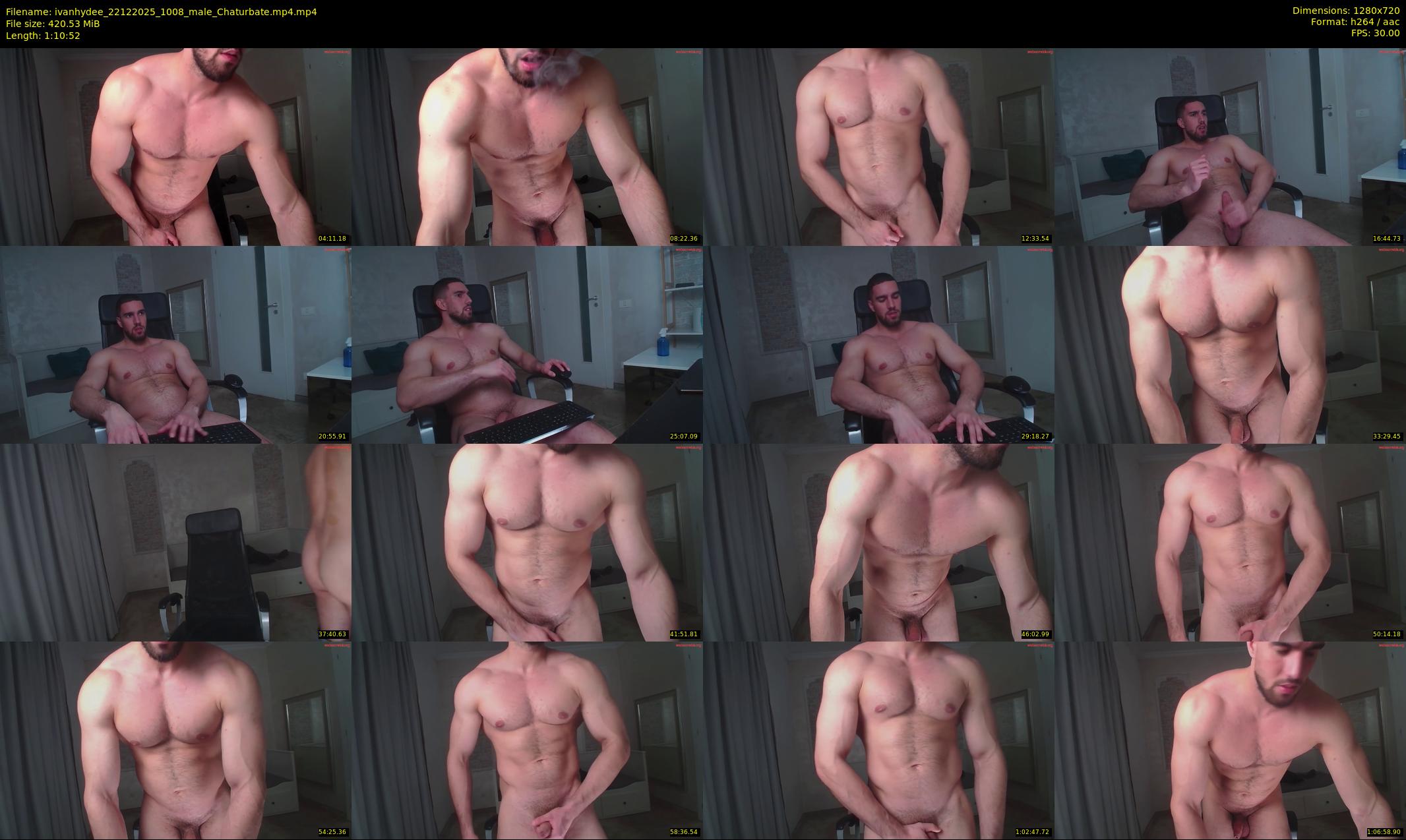 ivanhydee — 71 minute Chaturbate male cam show recording, 720p, Dec 22, 2025