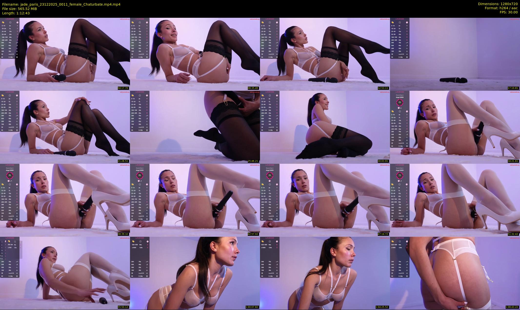 jade_paris — 73 minute Chaturbate female cam show recording, 720p, Dec 23, 2025