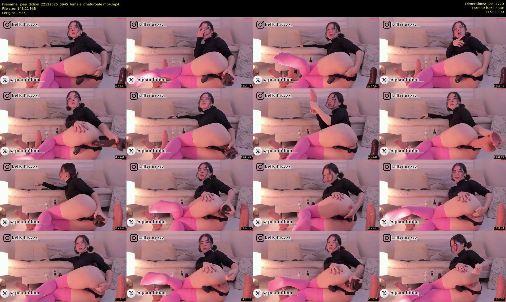 joan_didion — 18 minute Chaturbate female cam show recording, 720p, Dec 22, 2025