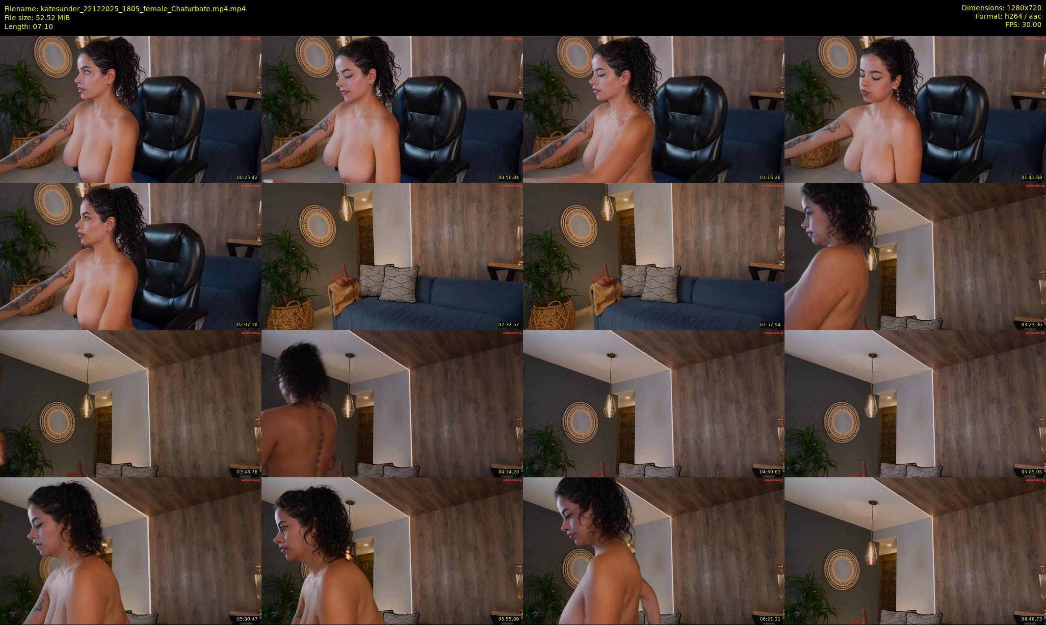 katesunder — 8 minute Chaturbate female cam show recording, 720p, Dec 22, 2025