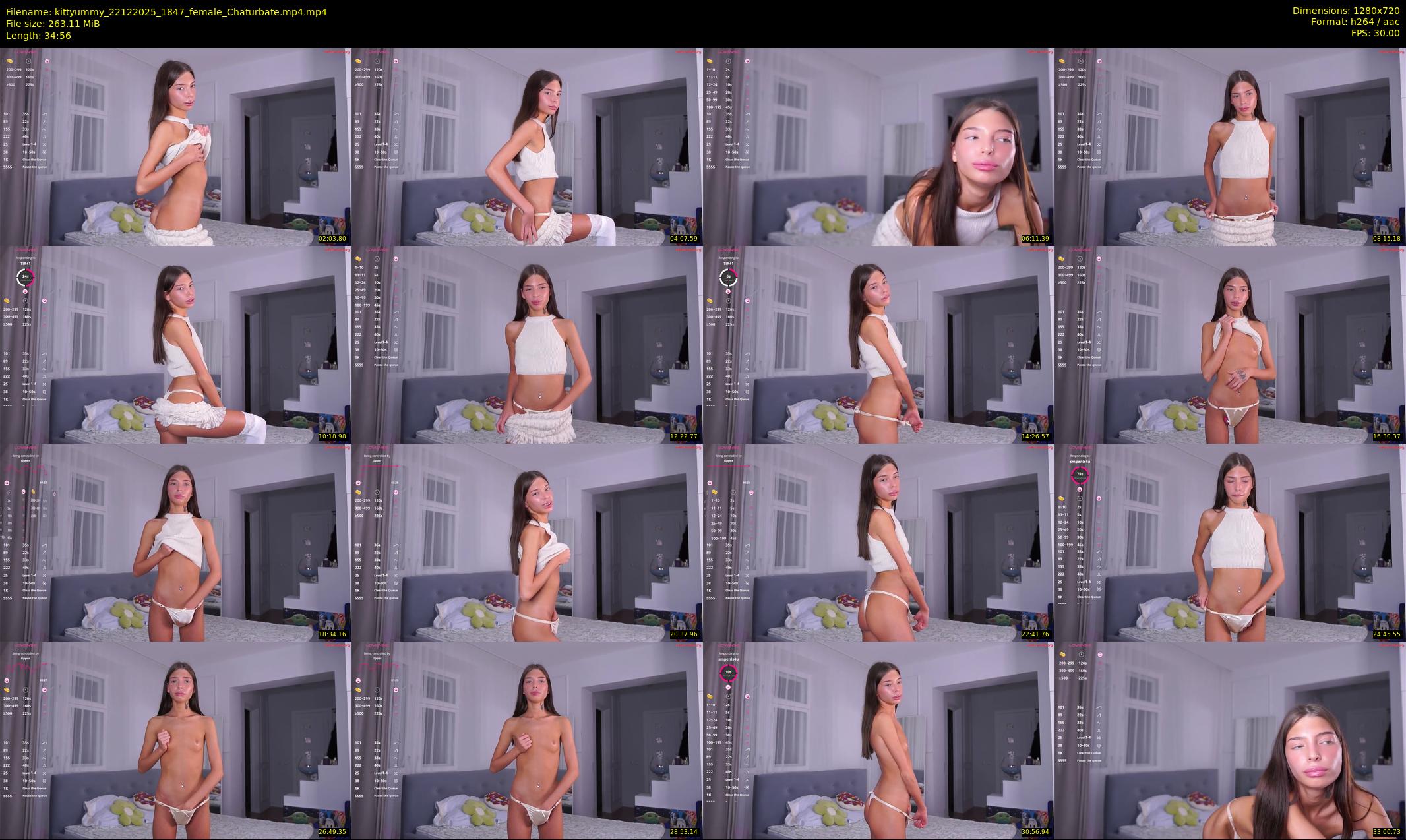 kittyummy — 35 minute Chaturbate female cam show recording, 720p, Dec 22, 2025