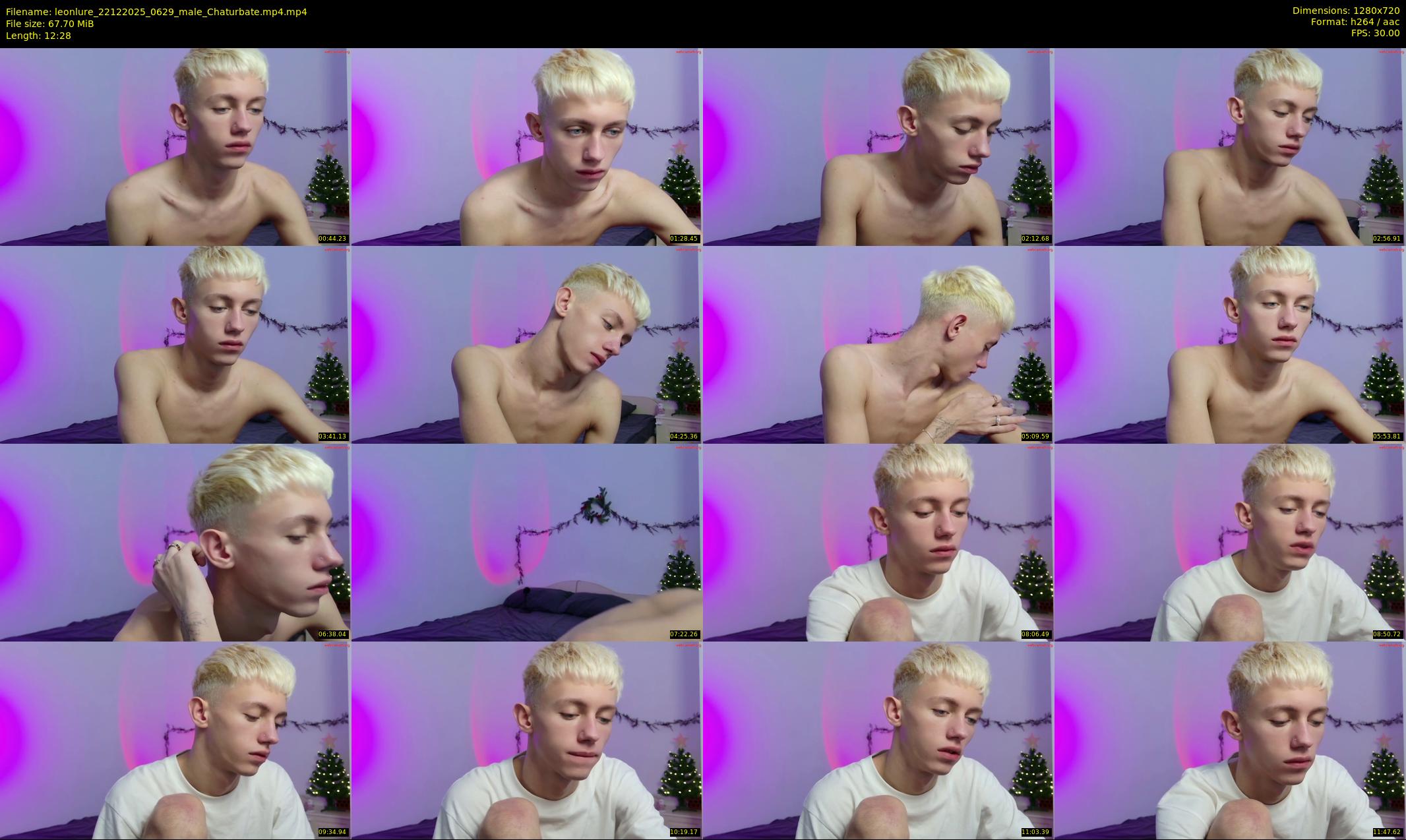 leonlure — 13 minute Chaturbate male cam show recording, 720p, Dec 22, 2025