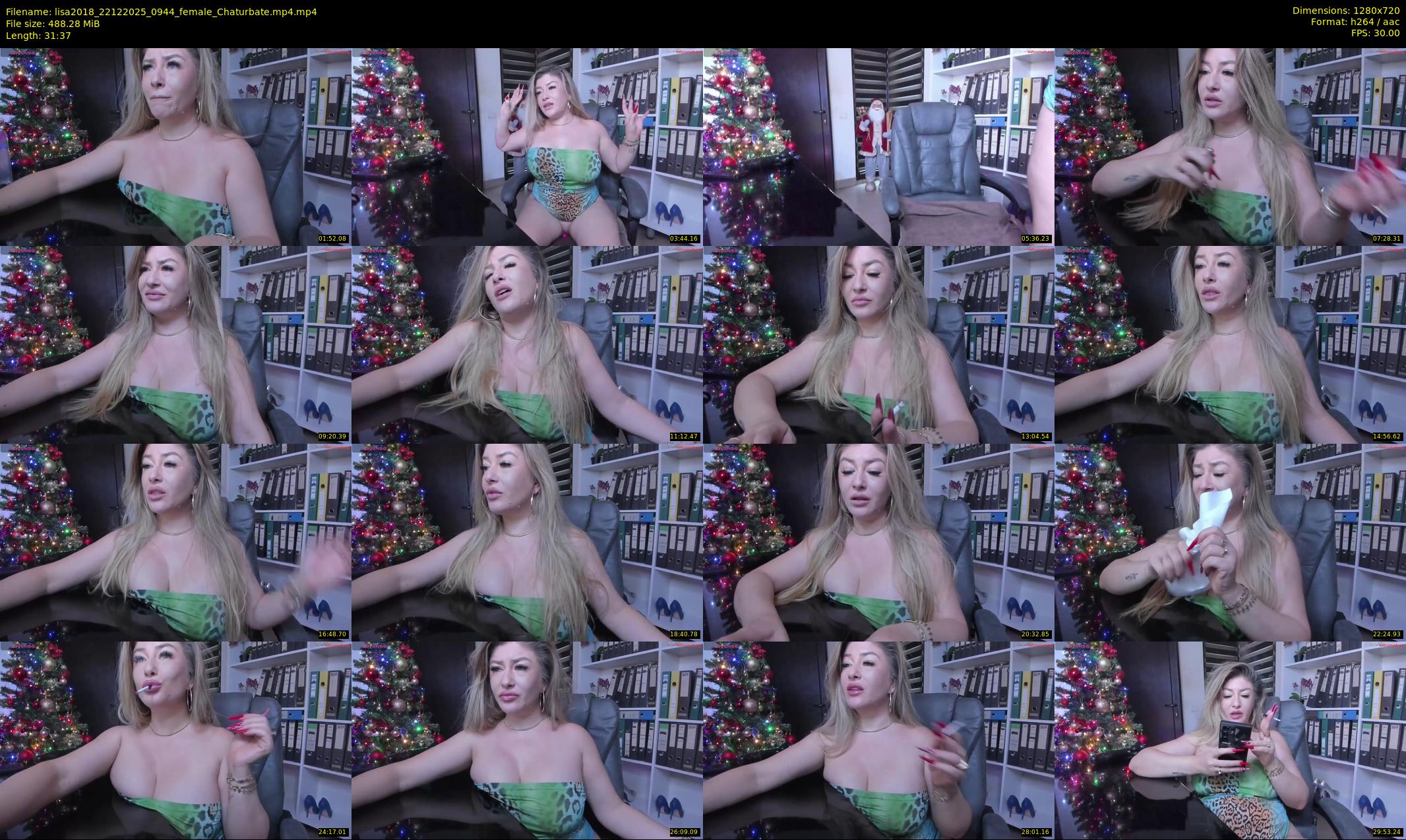 lisa2018 — 32 minute Chaturbate female cam show recording, 720p, Dec 22, 2025