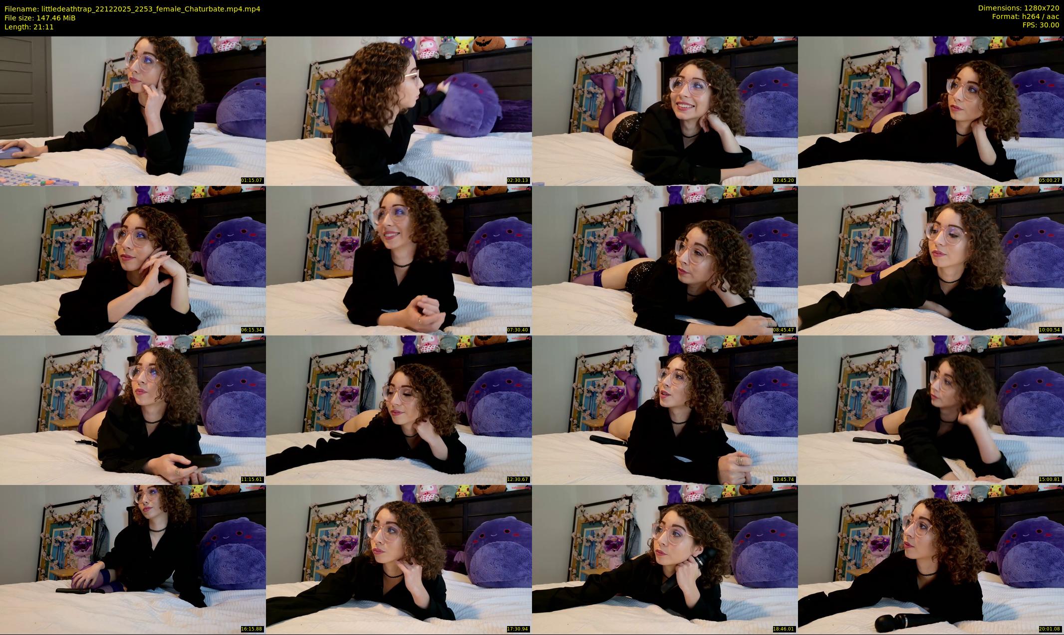littledeathtrap — 22 minute Chaturbate female cam show recording, 720p, Dec 22, 2025