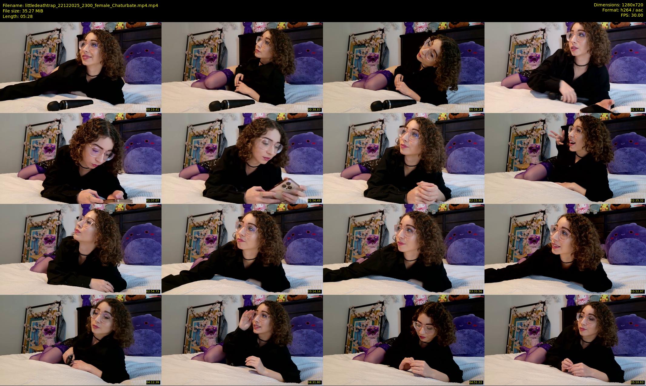 littledeathtrap — 6 minute Chaturbate female cam show recording, 720p, Dec 22, 2025