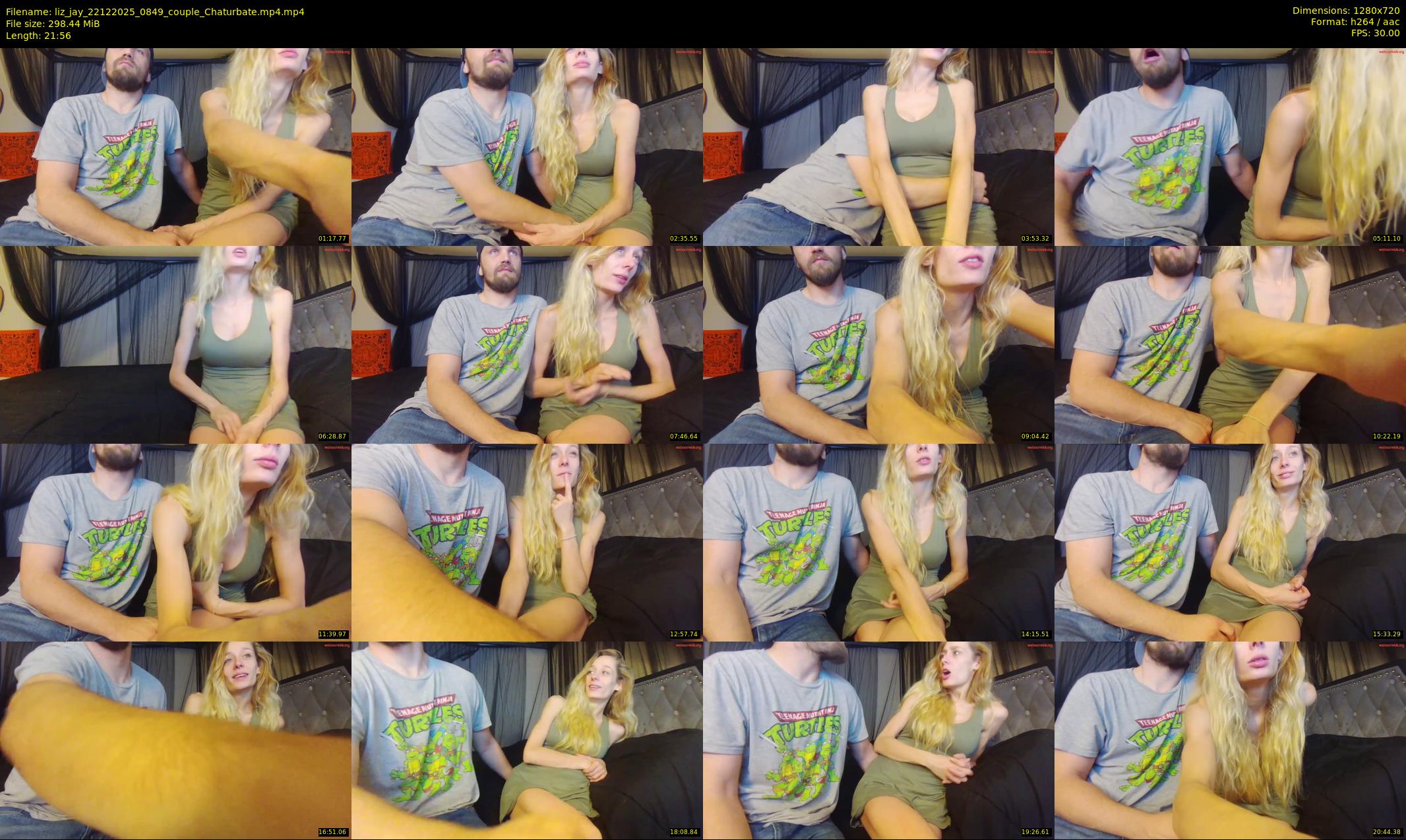 liz_jay — 22 minute Chaturbate couple cam show recording, 720p, Dec 22, 2025