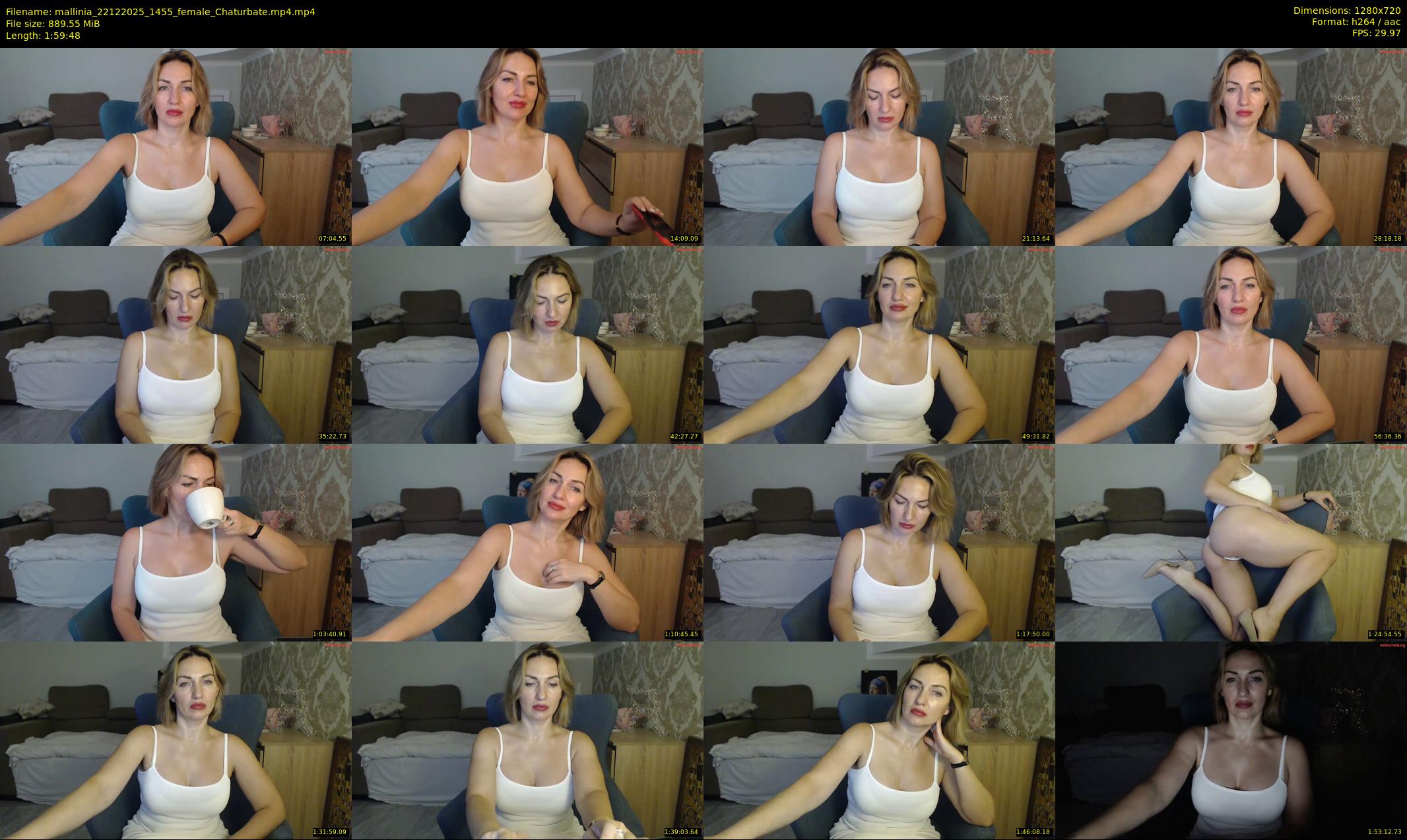 mallinia — 120 minute Chaturbate female cam show recording, 720p, Dec 22, 2025