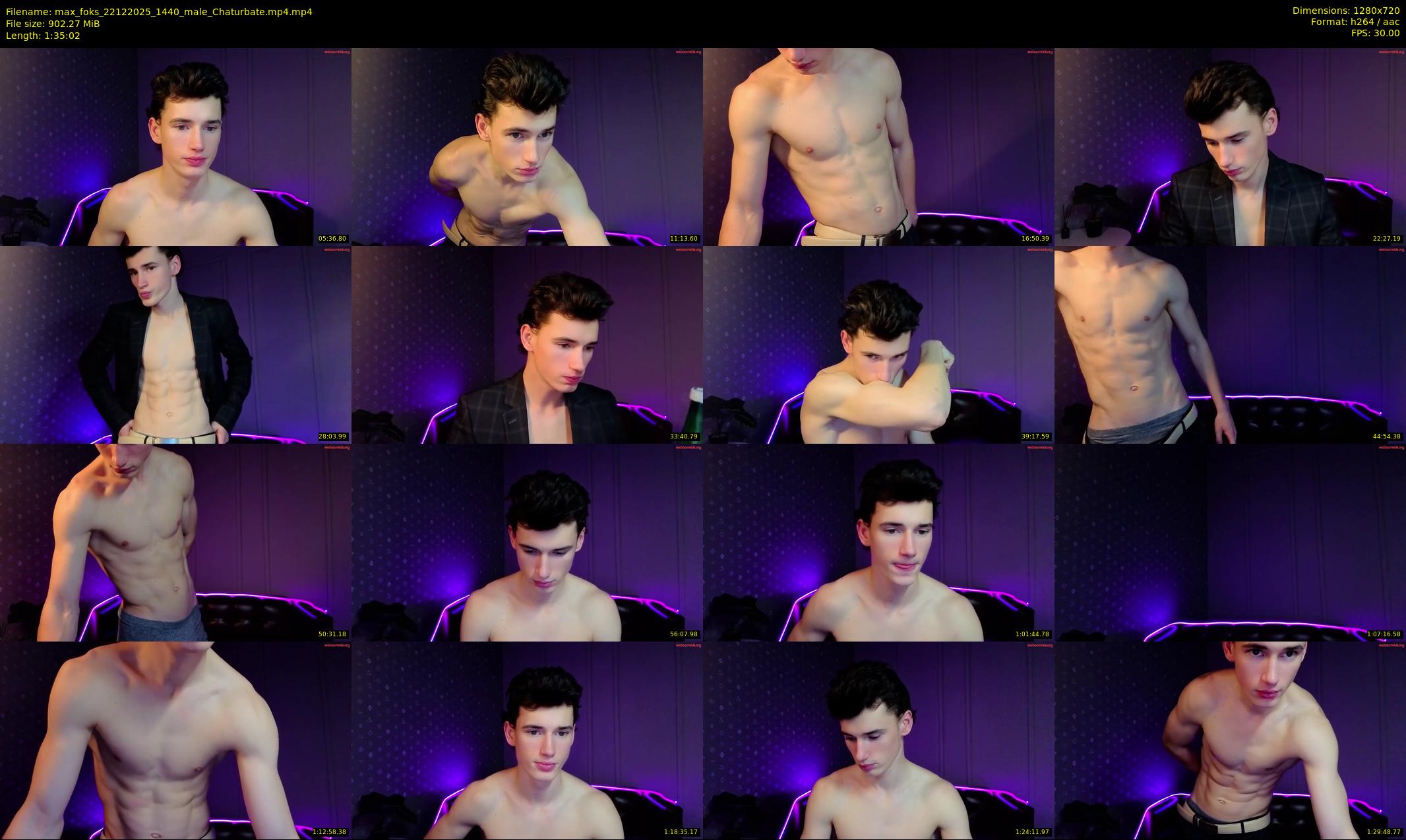 max_foks — 96 minute Chaturbate male cam show recording, 720p, Dec 22, 2025