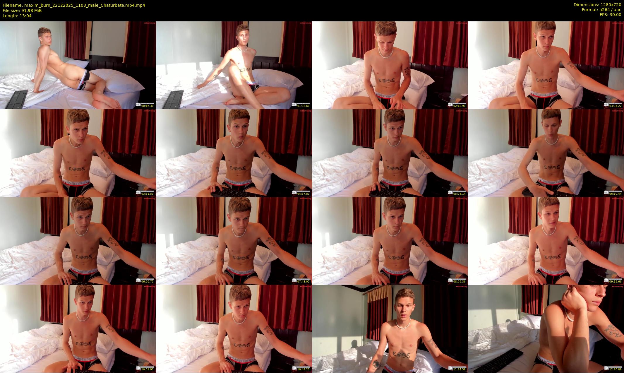 maxim_burn — 14 minute Chaturbate male cam show recording, 720p, Dec 22, 2025