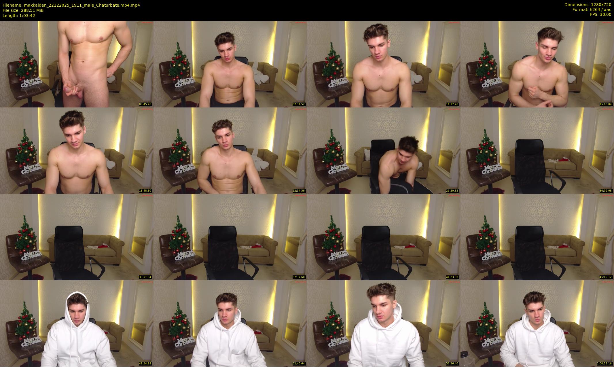 maxkaiden — 64 minute Chaturbate male cam show recording, 720p, Dec 22, 2025