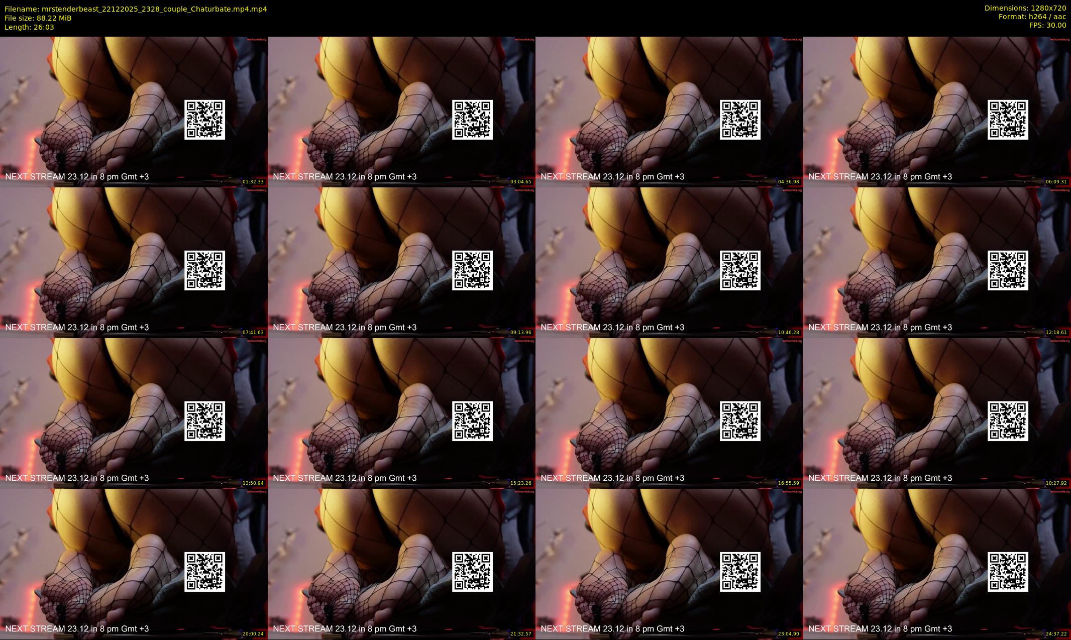 mrstenderbeast — 27 minute Chaturbate couple cam show recording, 720p, Dec 22, 2025
