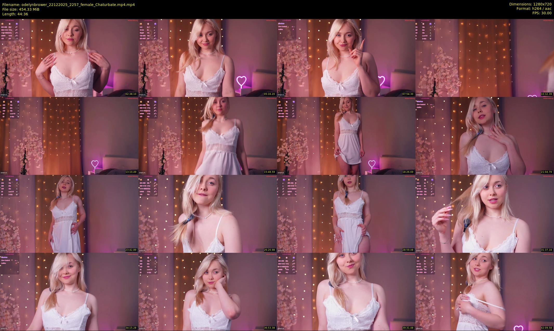 odelynbrower — 45 minute Chaturbate female cam show recording, 720p, Dec 22, 2025