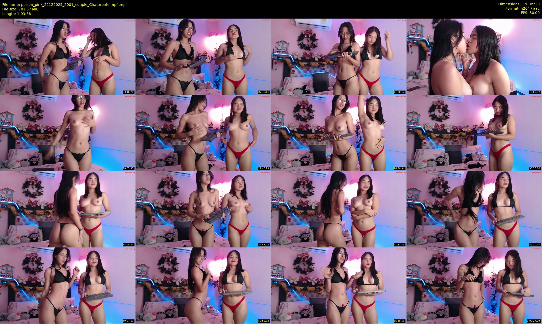 poison_pink — 64 minute Chaturbate couple cam show recording, 720p, Dec 22, 2025