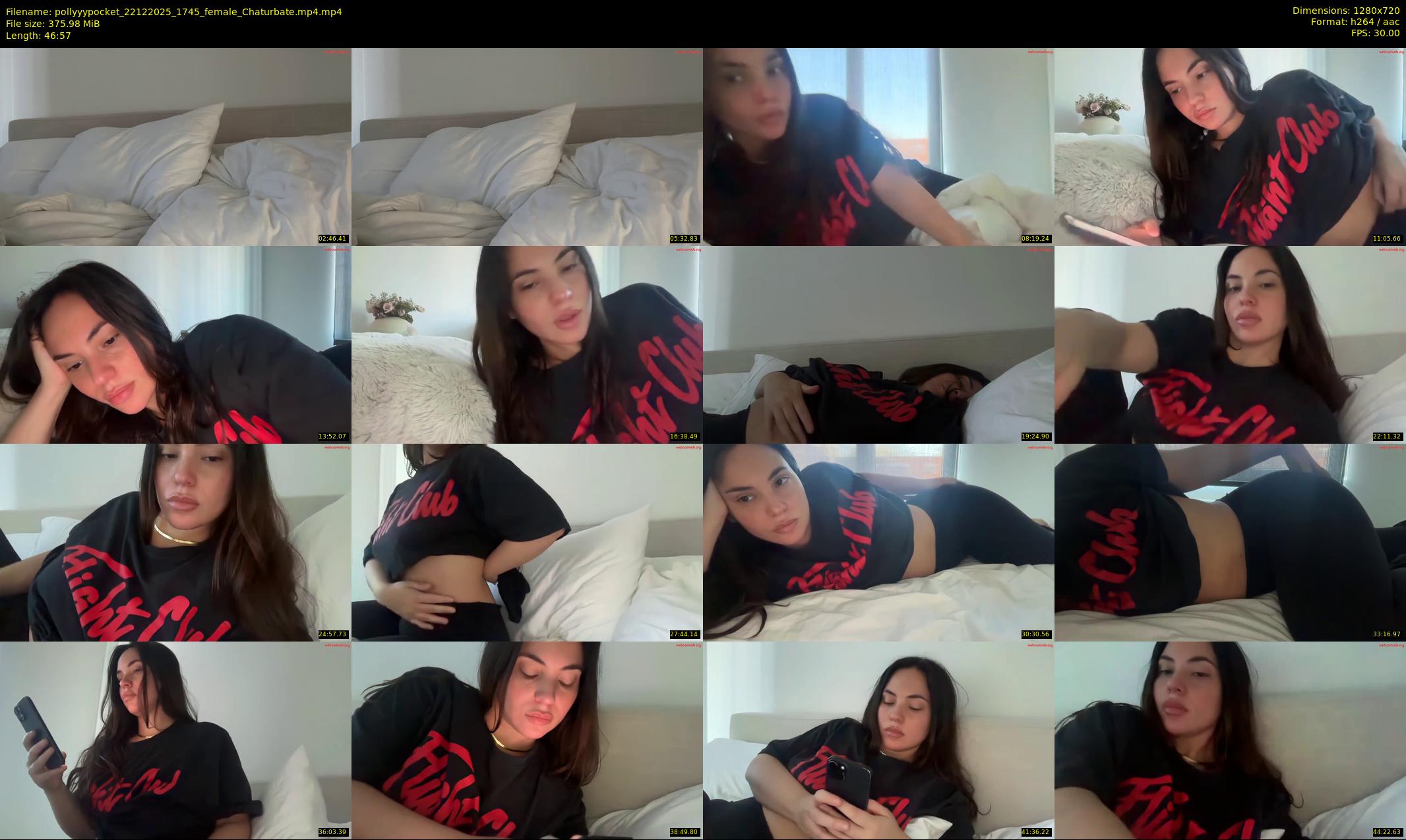 pollyyypocket — 47 minute Chaturbate female cam show recording, 720p, Dec 22, 2025