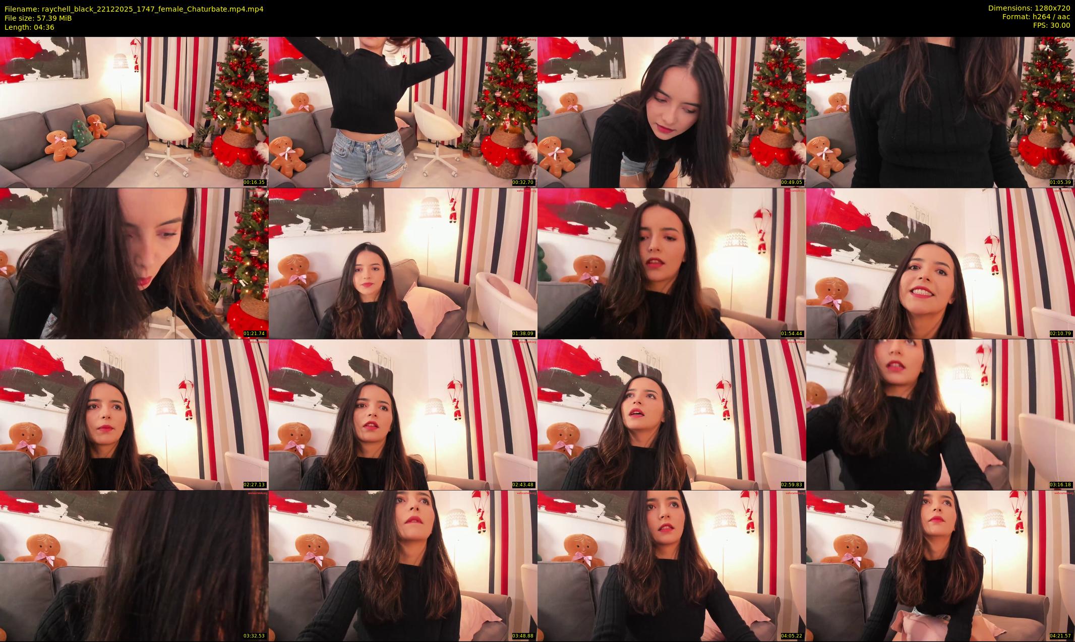 raychell_black — 5 minute Chaturbate female cam show recording, 720p, Dec 22, 2025