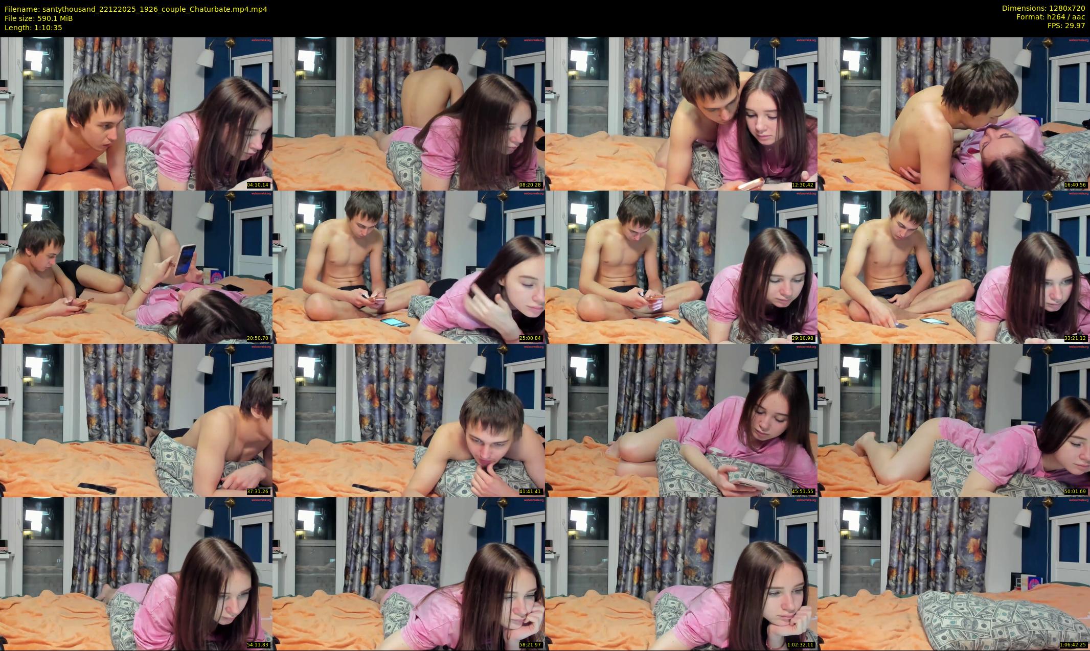 santythousand — 71 minute Chaturbate couple cam show recording, 720p, Dec 22, 2025