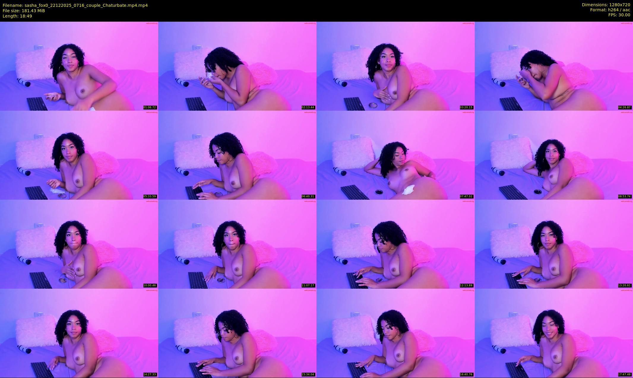 sasha_fox0 — 19 minute Chaturbate couple cam show recording, 720p, Dec 22, 2025