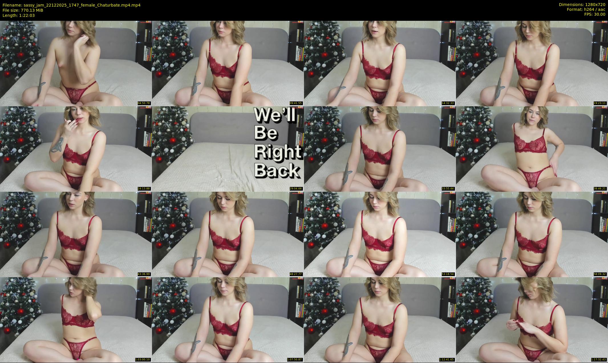 sassy_jam — 83 minute Chaturbate female cam show recording, 720p, Dec 22, 2025