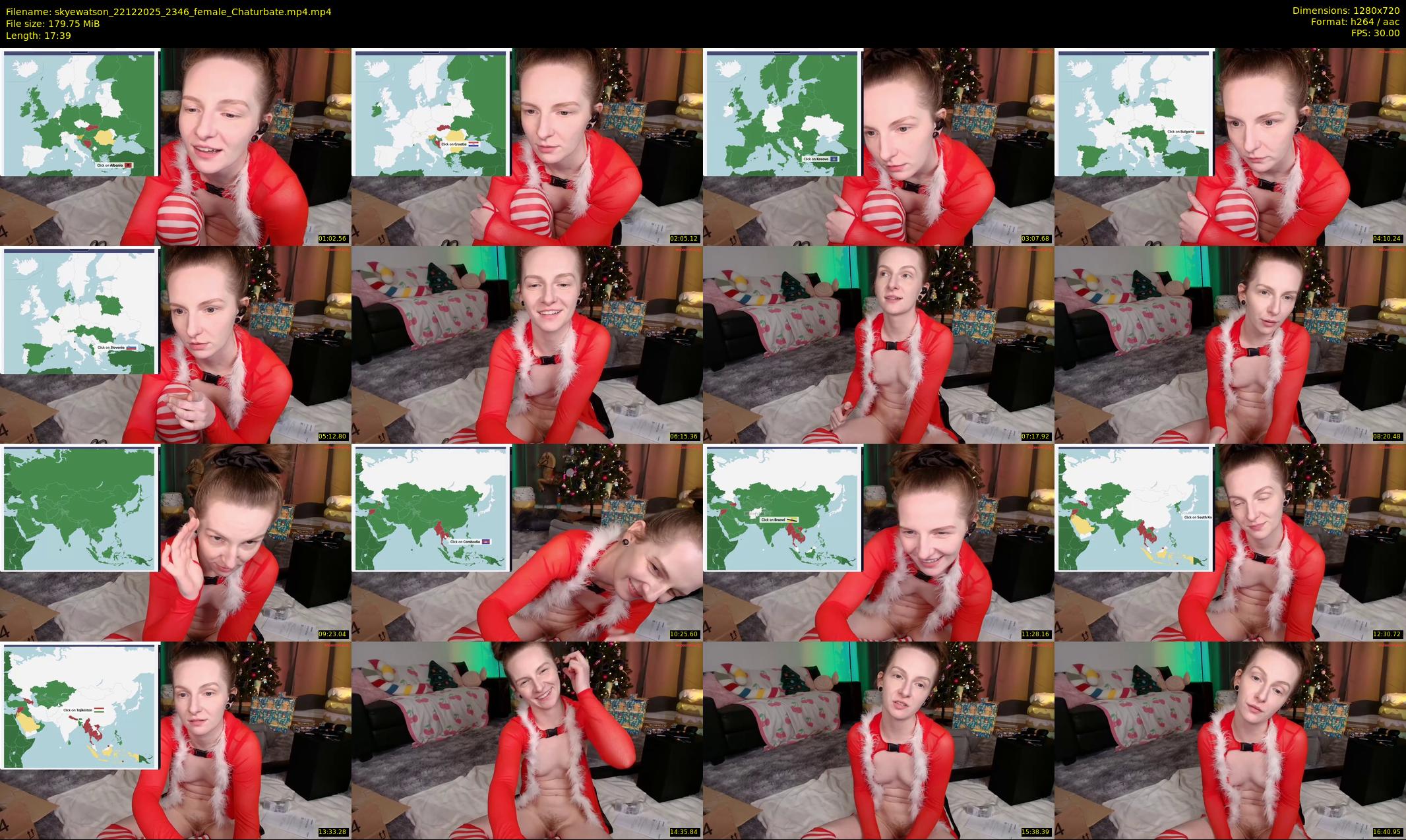 skyewatson — 18 minute Chaturbate female cam show recording, 720p, Dec 22, 2025