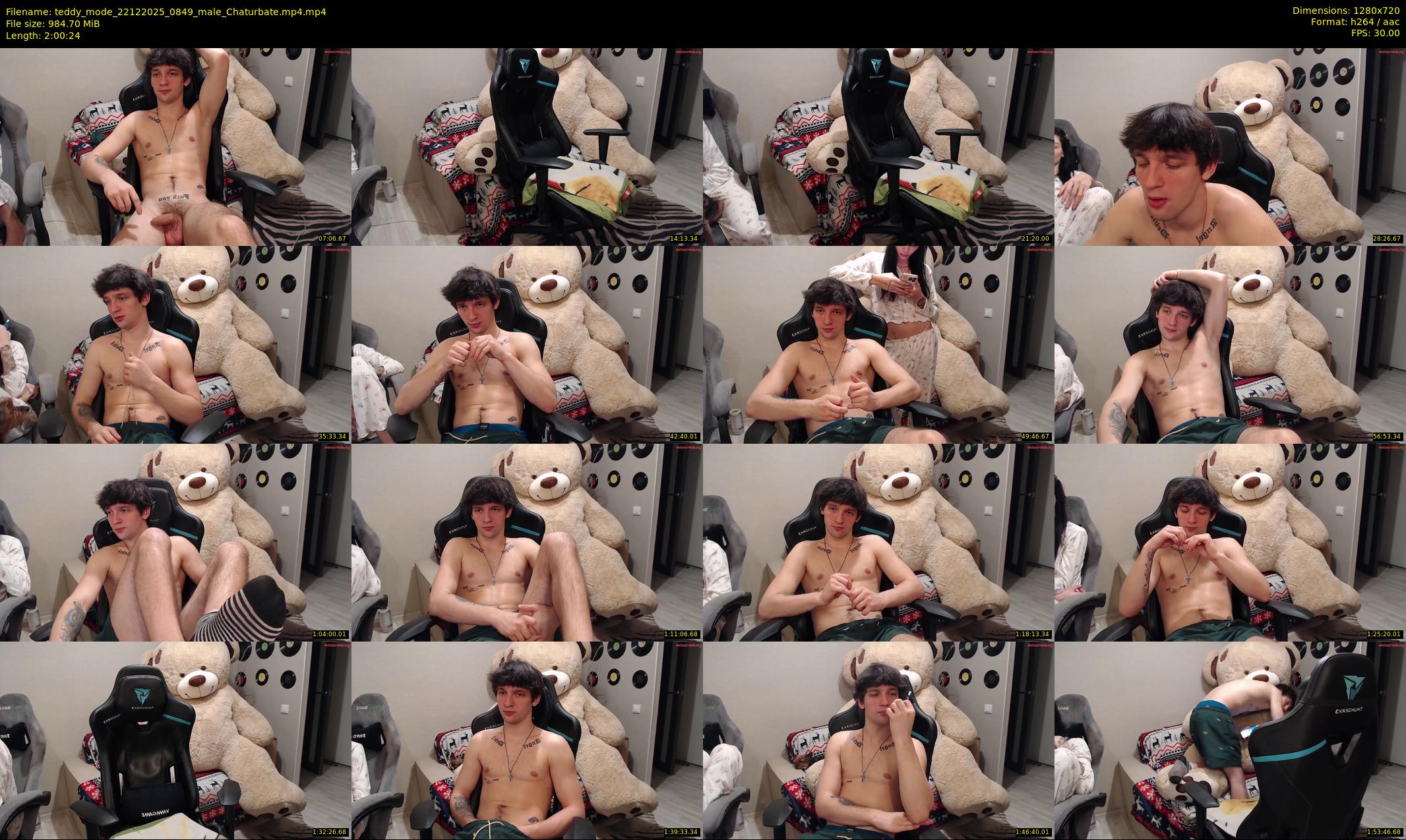 teddy_mode — 121 minute Chaturbate couple cam show recording, 720p, Dec 22, 2025