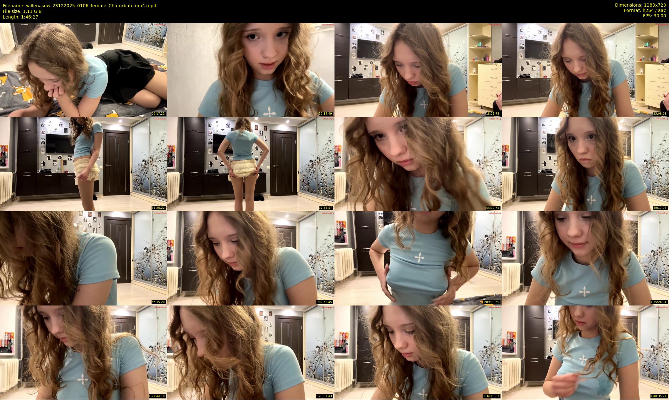 willenasow — 107 minute Chaturbate female cam show recording, 720p, Dec 23, 2025